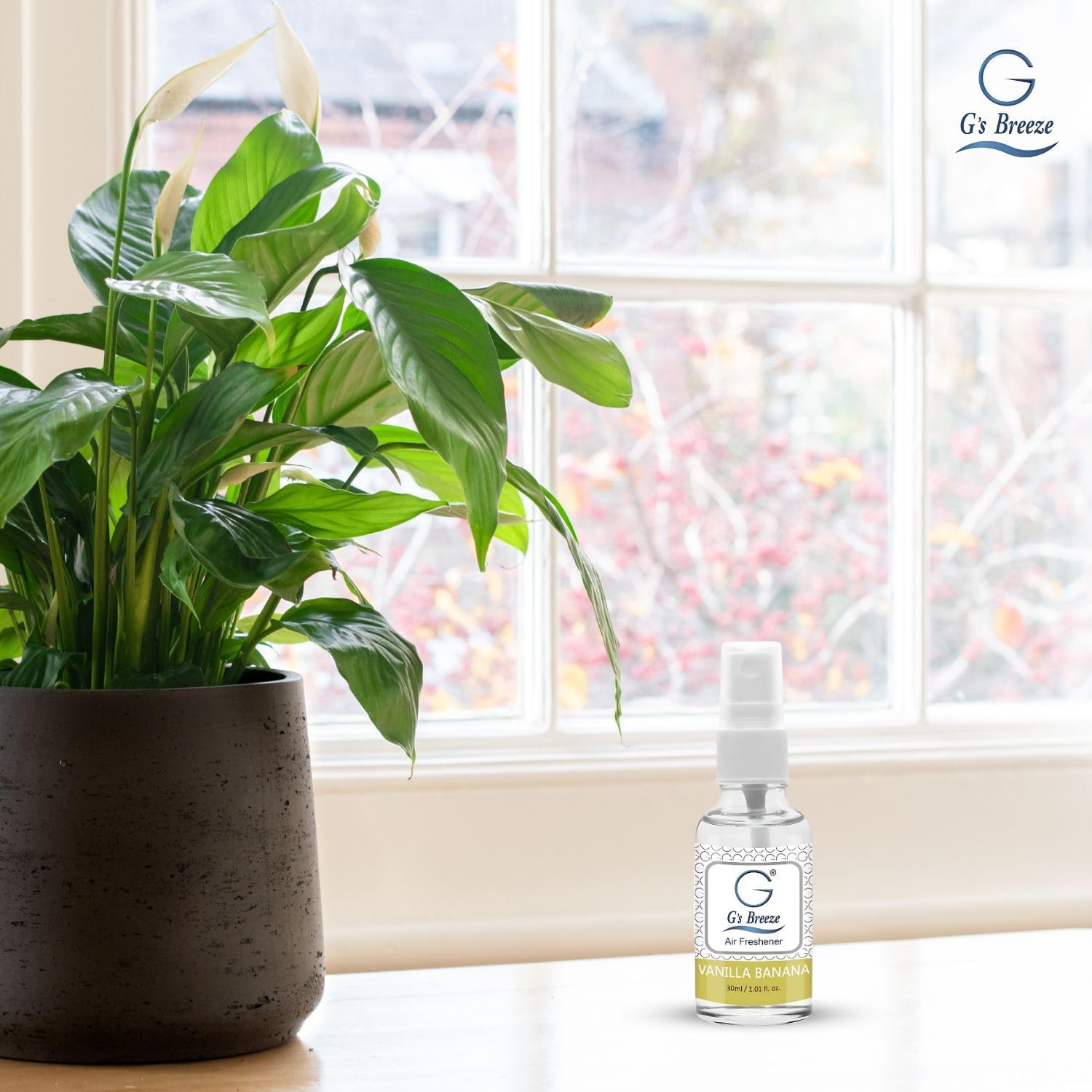 Gs Breeze Vanilla Banana Air Freshener - Sweet Long-Lasting