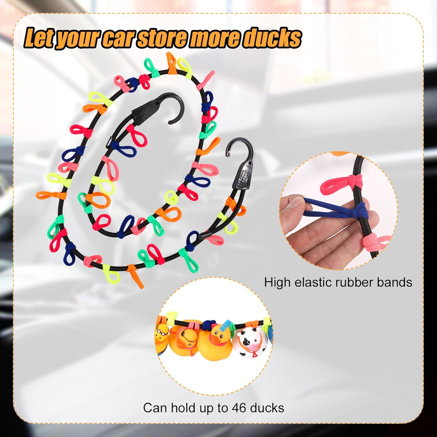 Rubber Duck Rope Holder for Jeep Vehicles