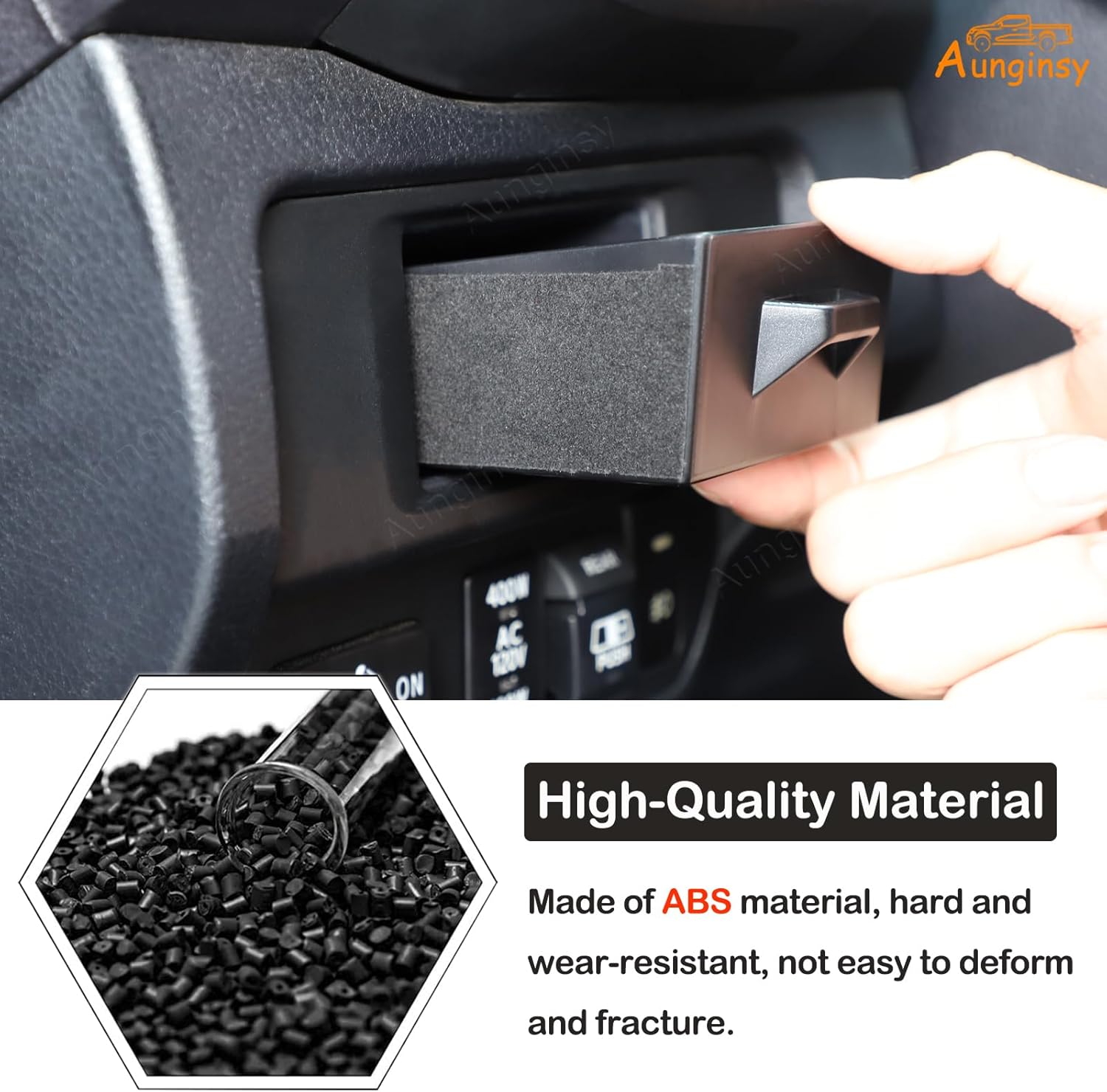 Aunginsy Car Center Console Storage Box for Toyota Tacoma 2016-2023