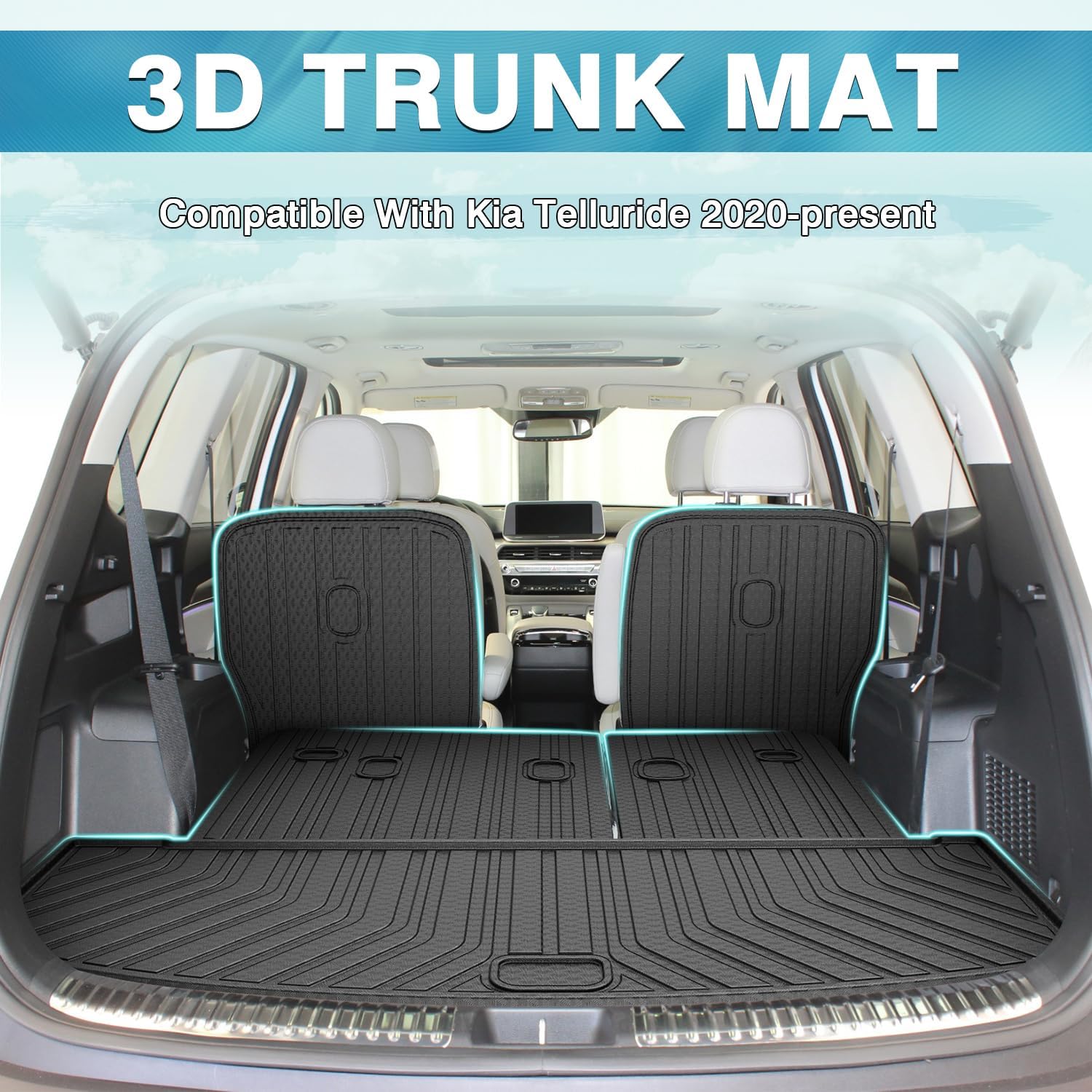 Mixsuper Cargo Liner for Kia Telluride 2020-2026