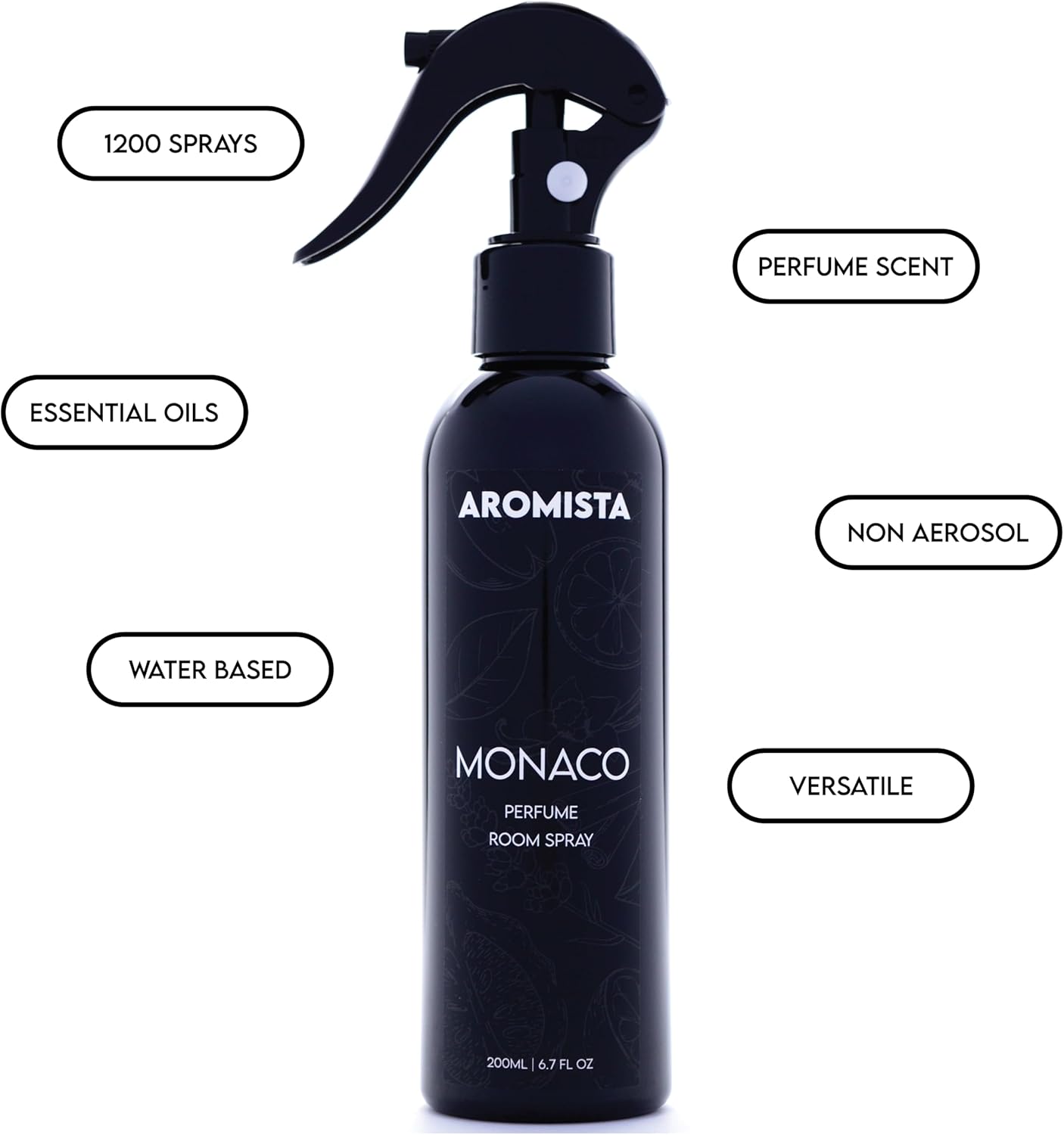 Monaco Lemon Vanilla Room Spray for Car Home and Office