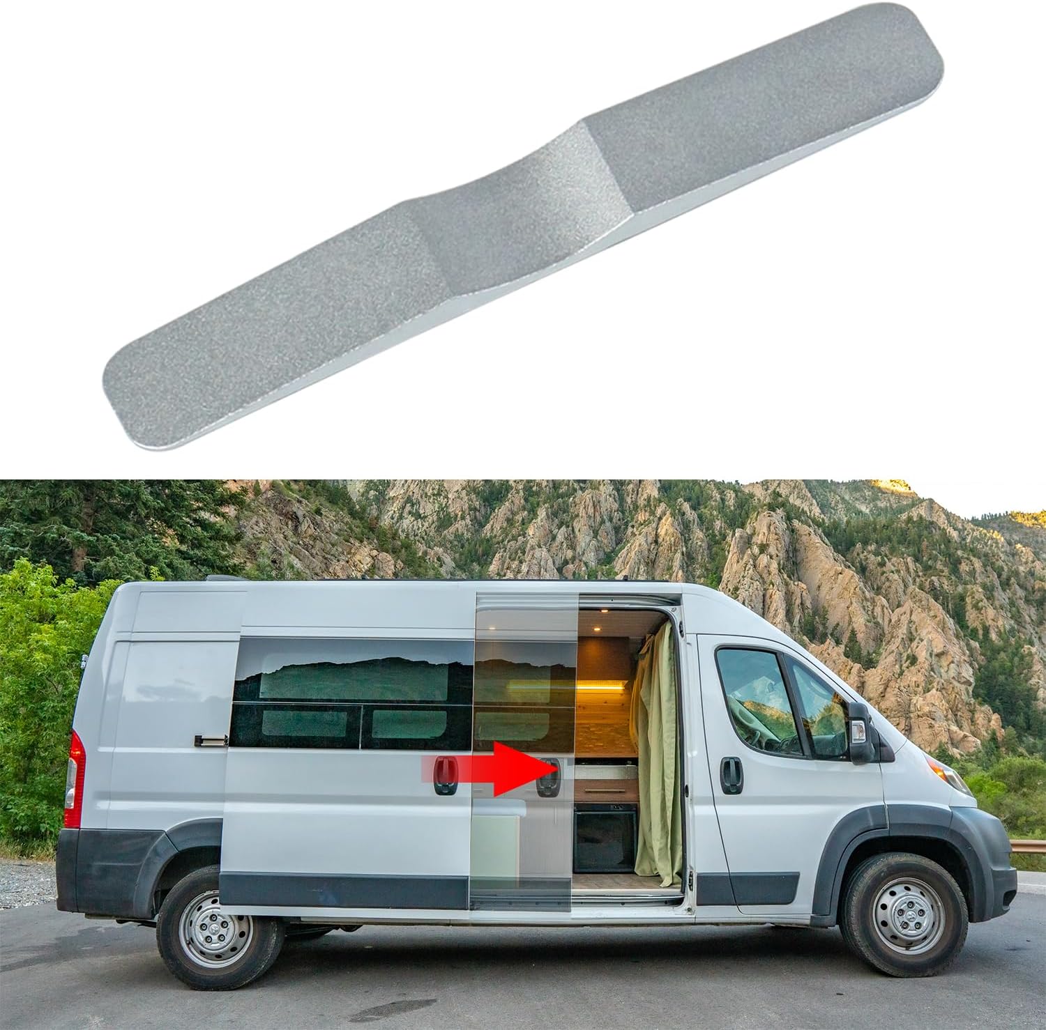 Aluminum Sliding Door Stopper for Van RV Replacement