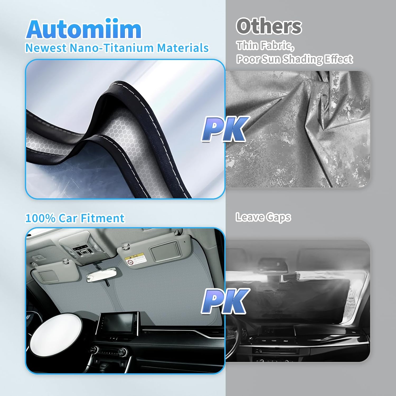 GMC Yukon Windshield Sunshade with Nano Material