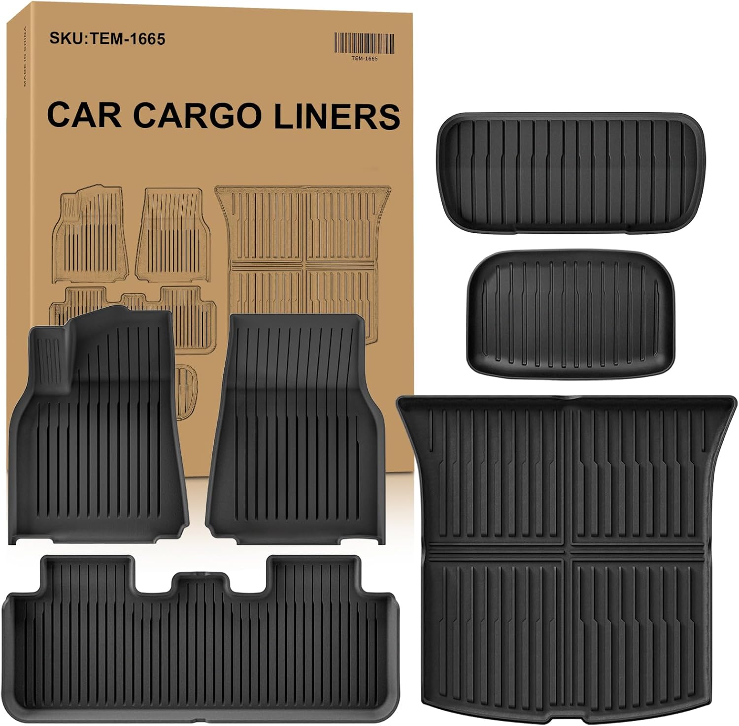 2025 Tesla Model Y Juniper Floor Mats Set of 6