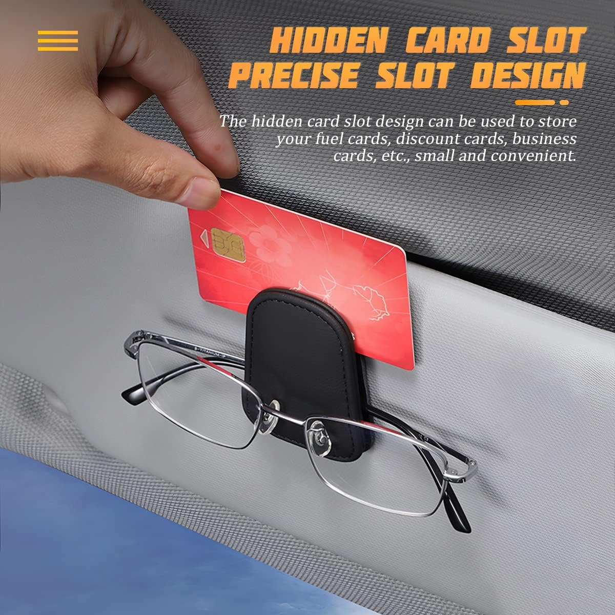 AICEL Magnetic Glasses Holder for Car Sun Visor