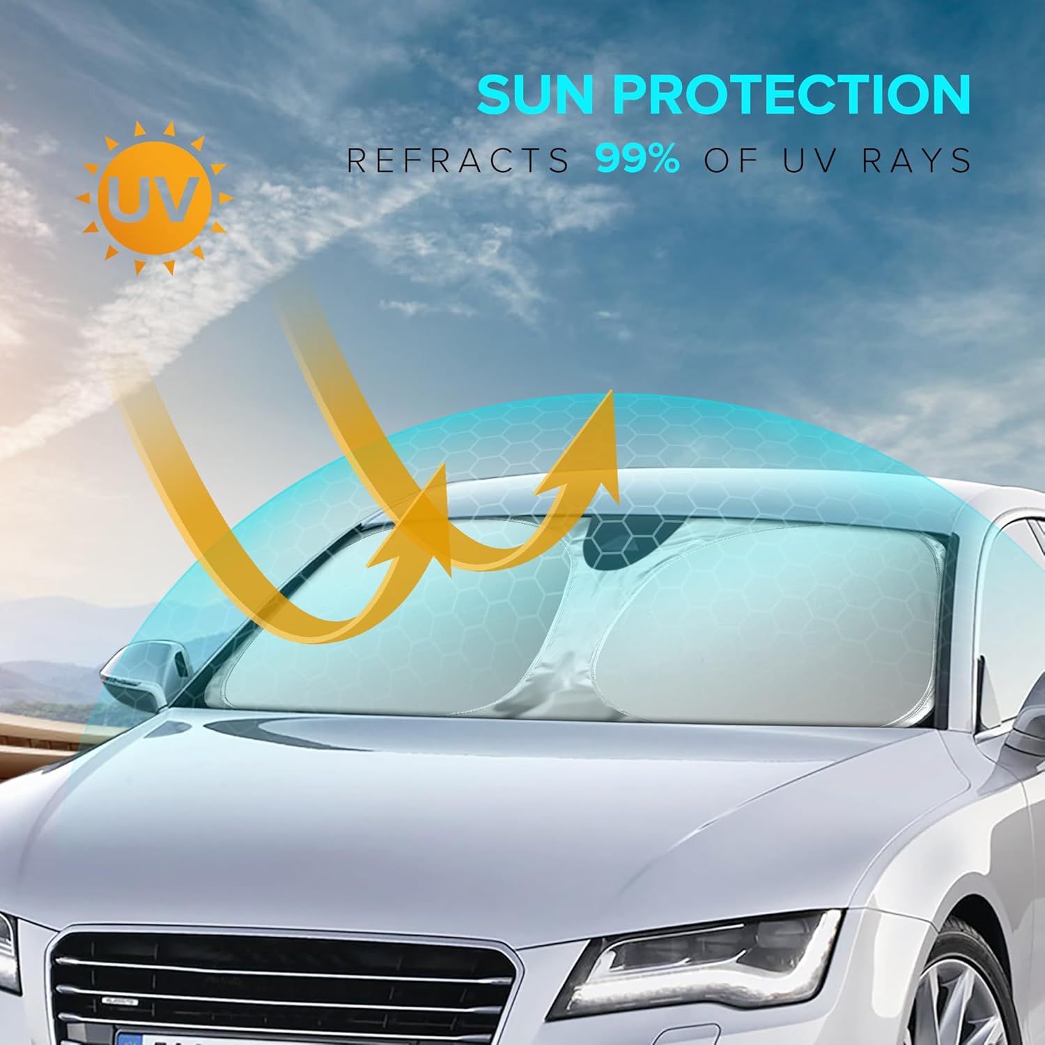 XHRING Windshield Sun Shade for Volvo XC40 2023-2026