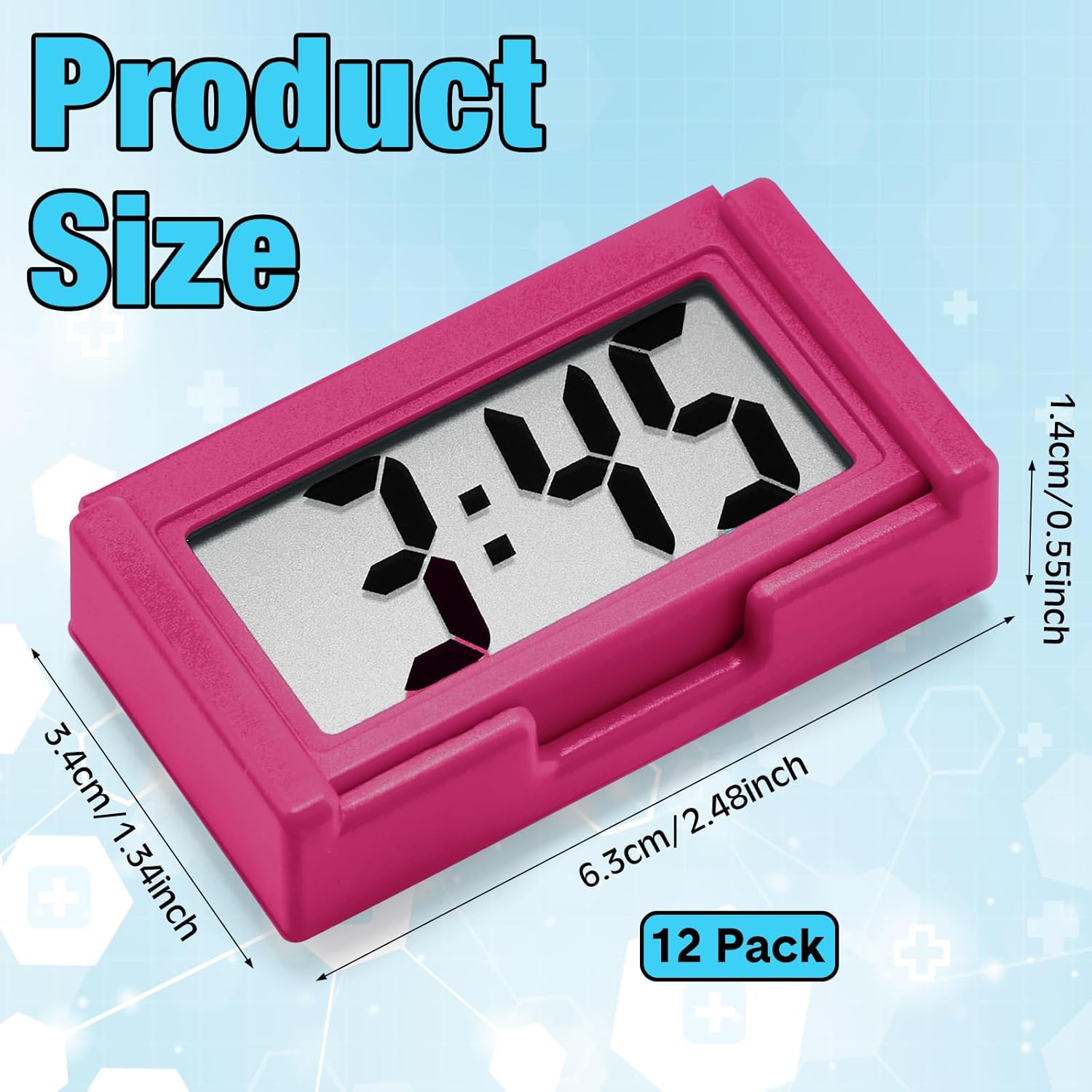 Frienda 3 Piece Mini Digital Clock Set