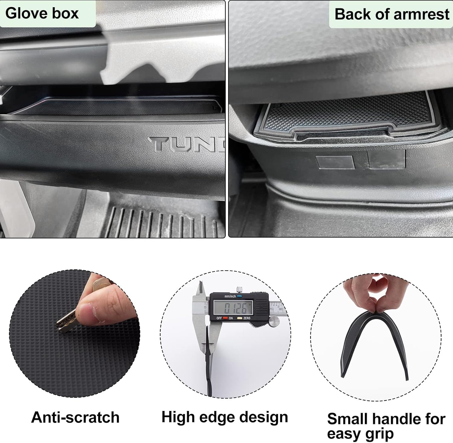 JDMCAR Liner Kit for Toyota Tundra 2022-2025 Gray Trim