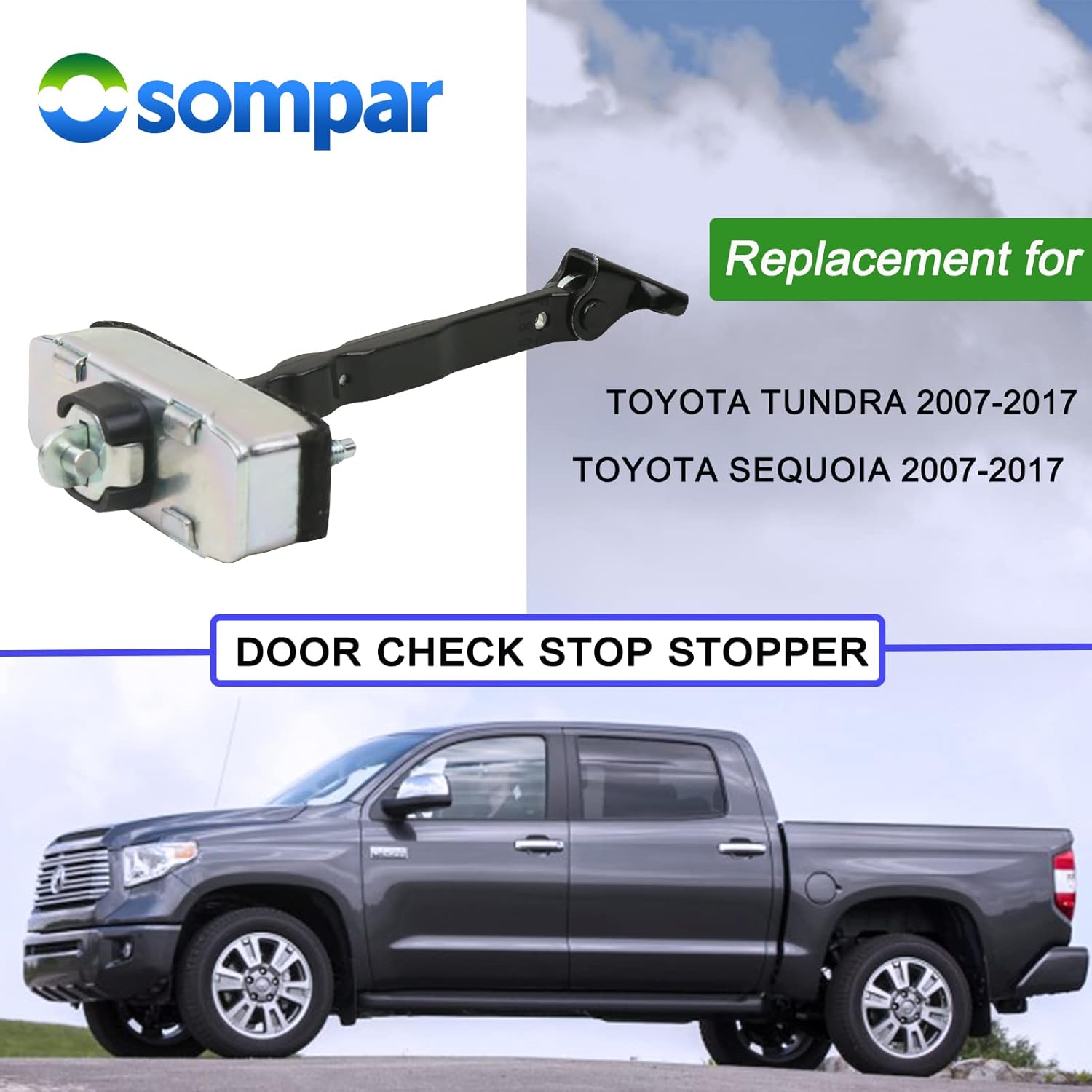 Osompar Door Check Stop Strap for Toyota Tundra Sequoia