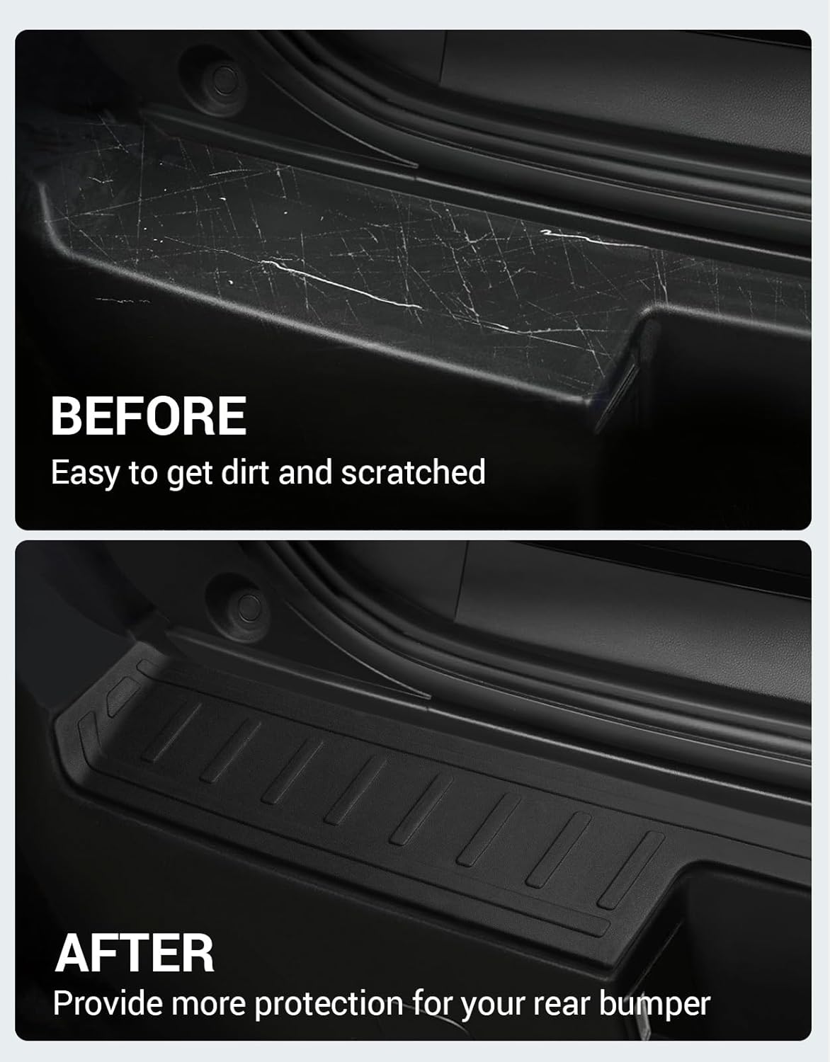 Ecarzo Rear Bumper Protector for 2021-2025 Bronco Sport