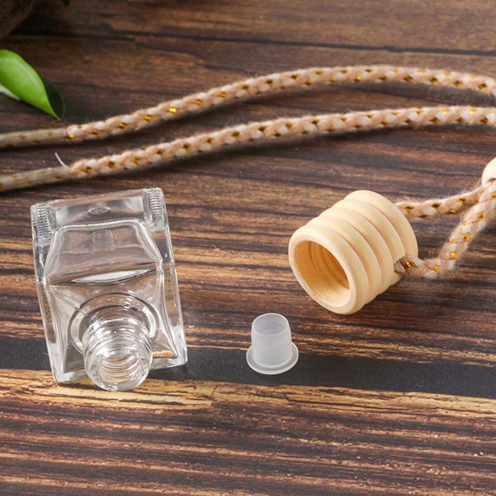 10 Packs Car Aromatherapy Diffuser Glass Bottles