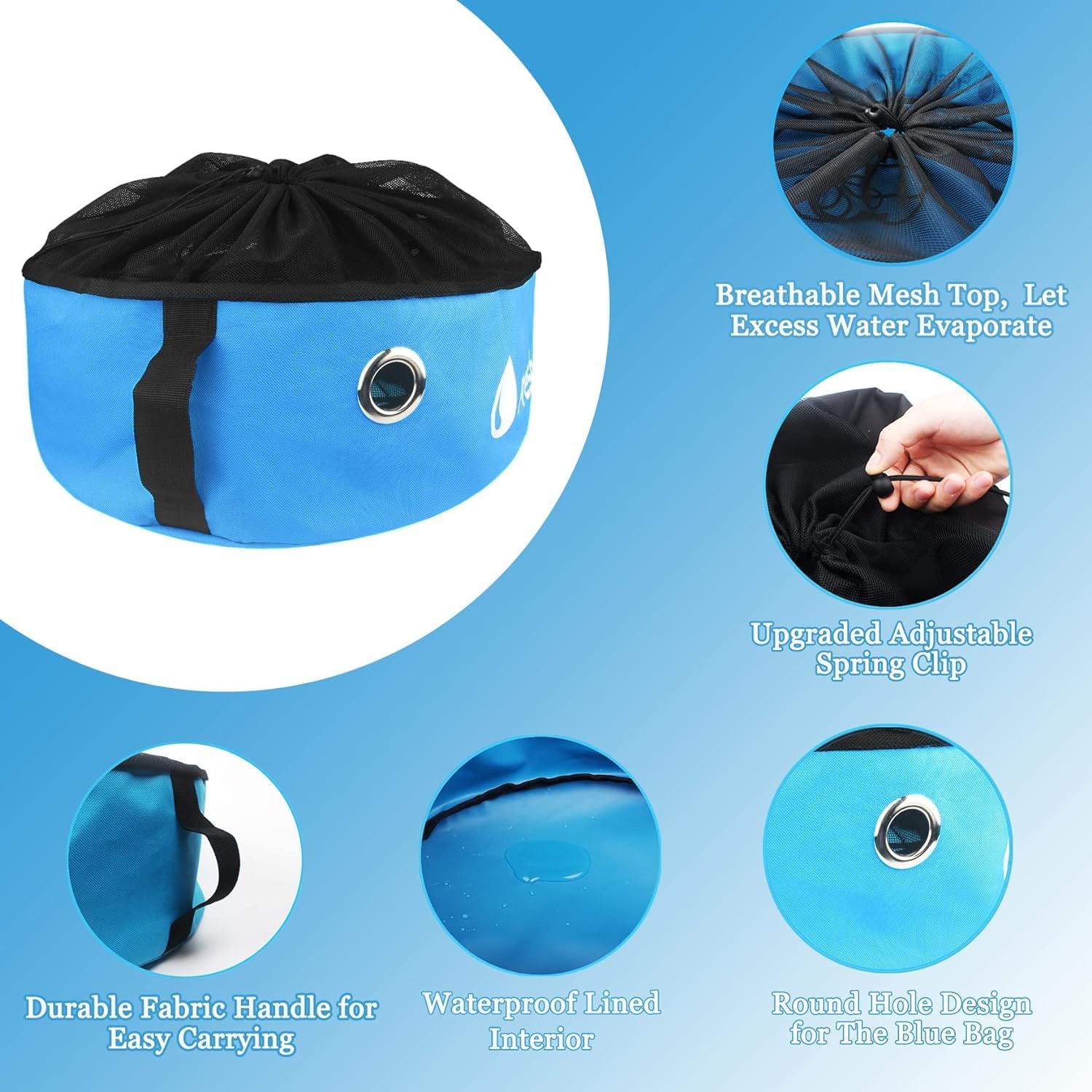 RV Hose Storage Bag Set 4-Pack with Straps