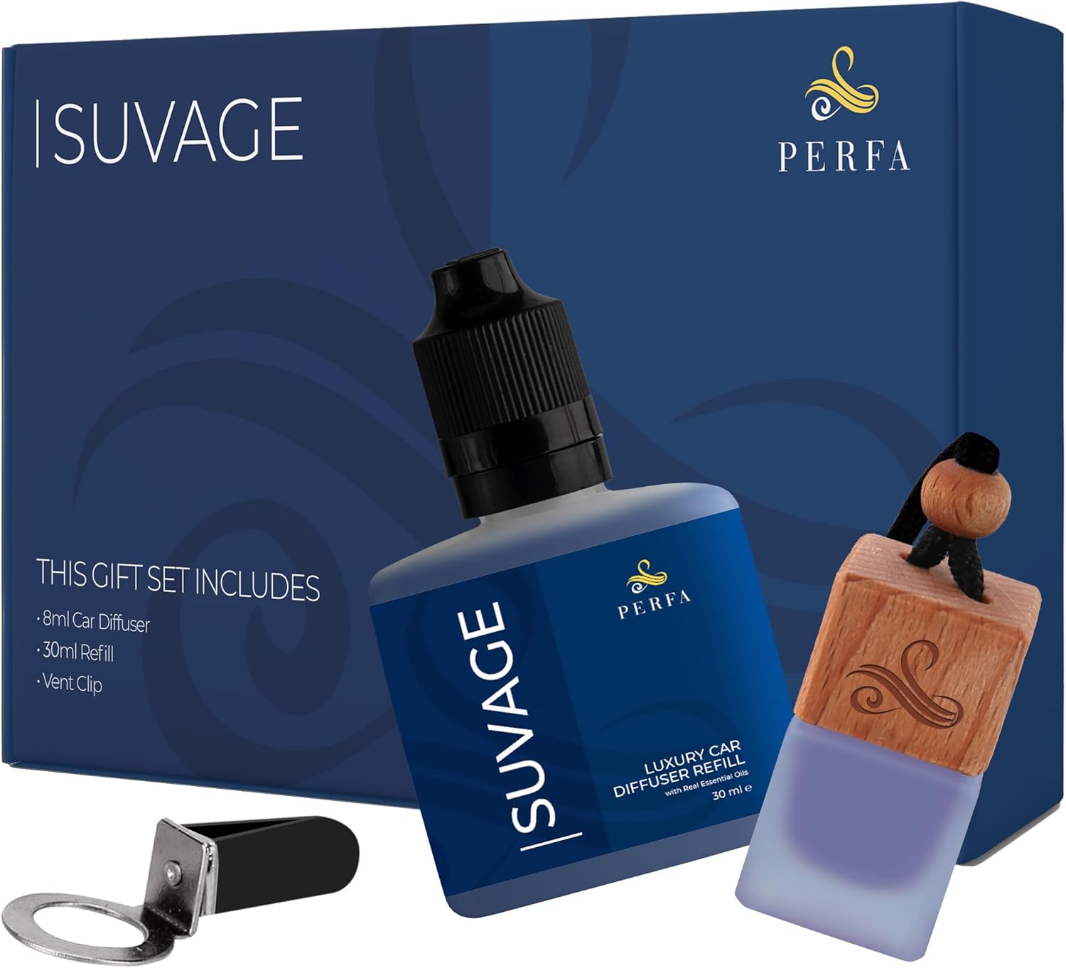 Perfa Suvage Gift Set with Refill Bottle