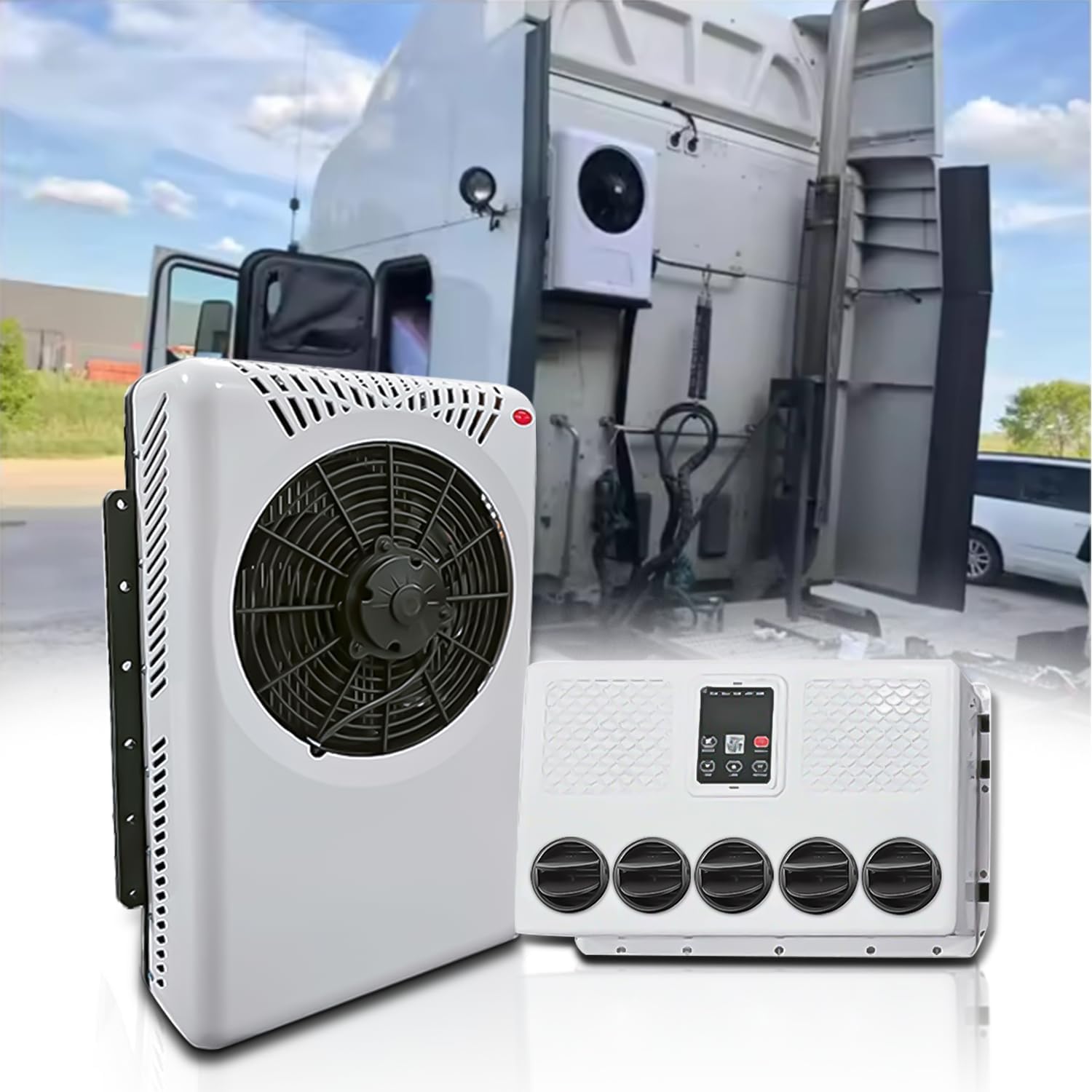 Mieligo 12V Mini Split Air Conditioner 8600BTU