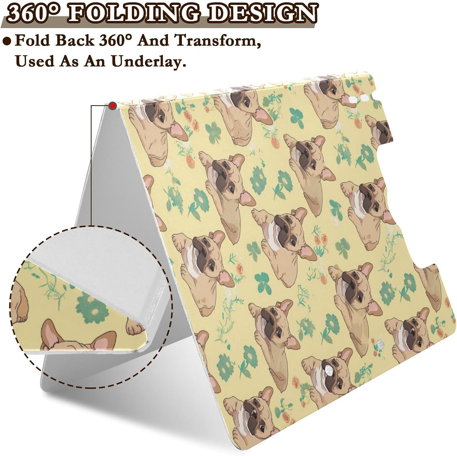 Cute Brown French Bulldog A4 Clipboard Folder
