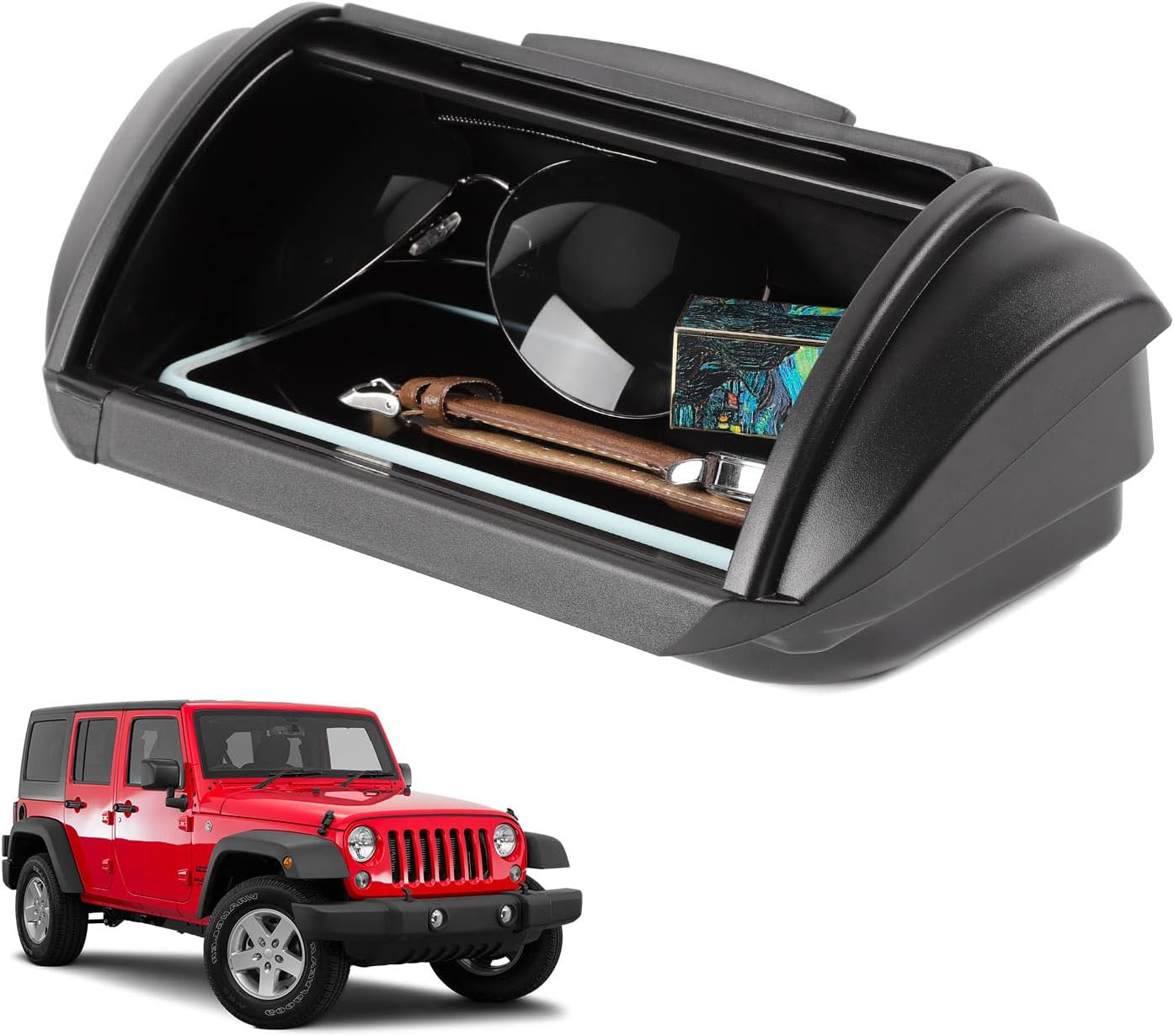 RT-TCZ Jeep Wrangler JK Dashboard Storage Tray Box