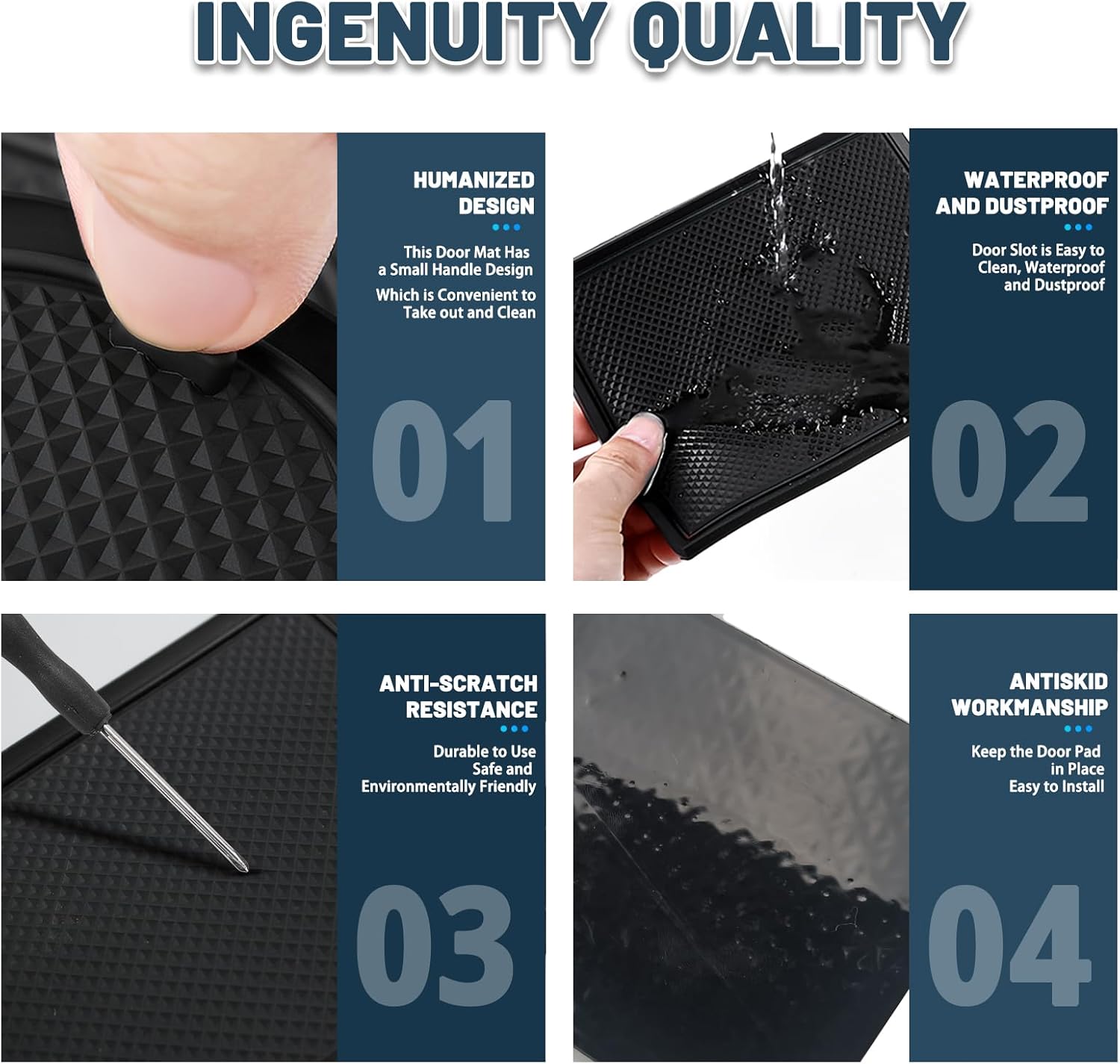 2025 Acura ADX Door Slot Mats 11PCS Set