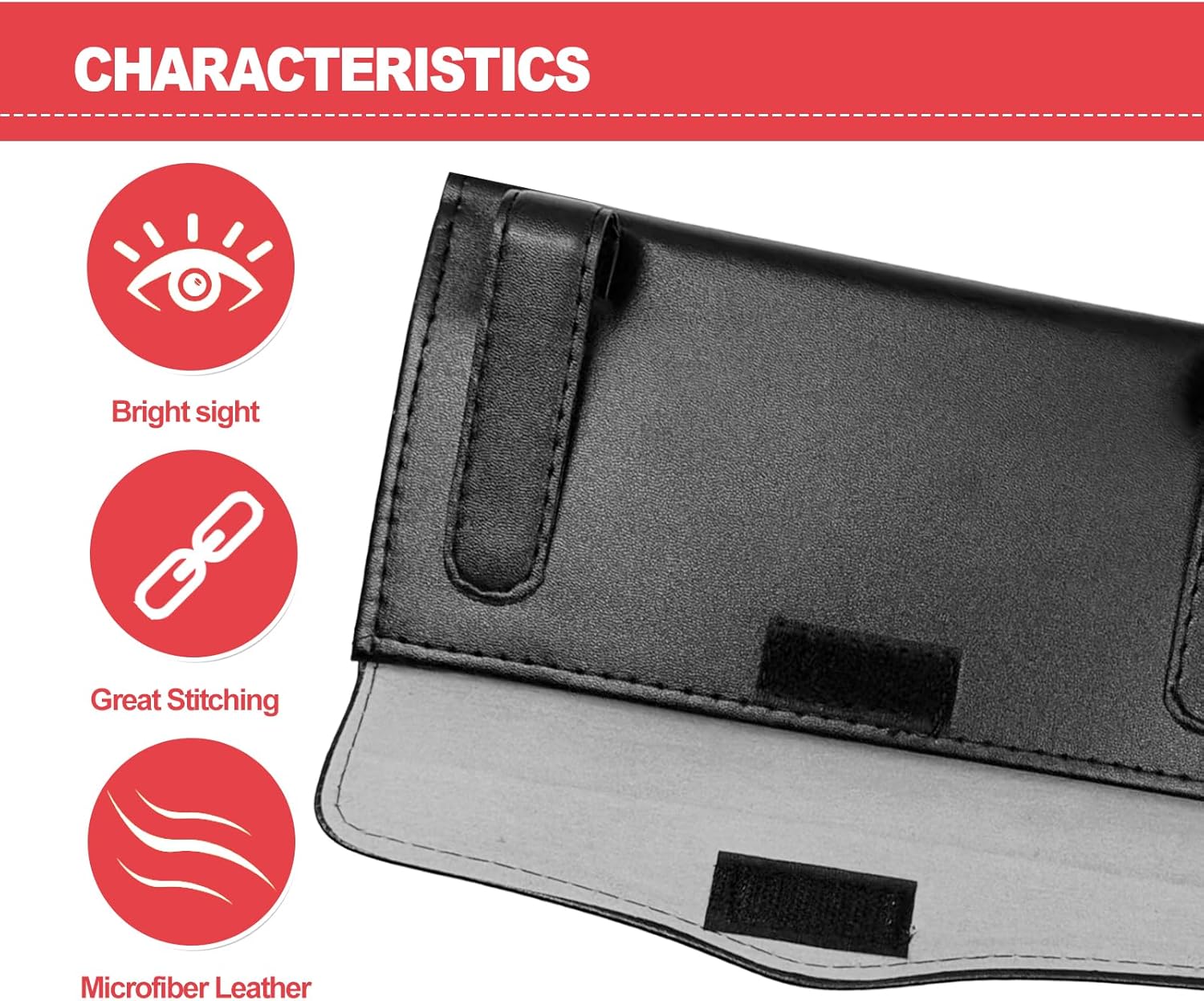 Car Tissue Holder with Mask Clip Visor Mount Black
