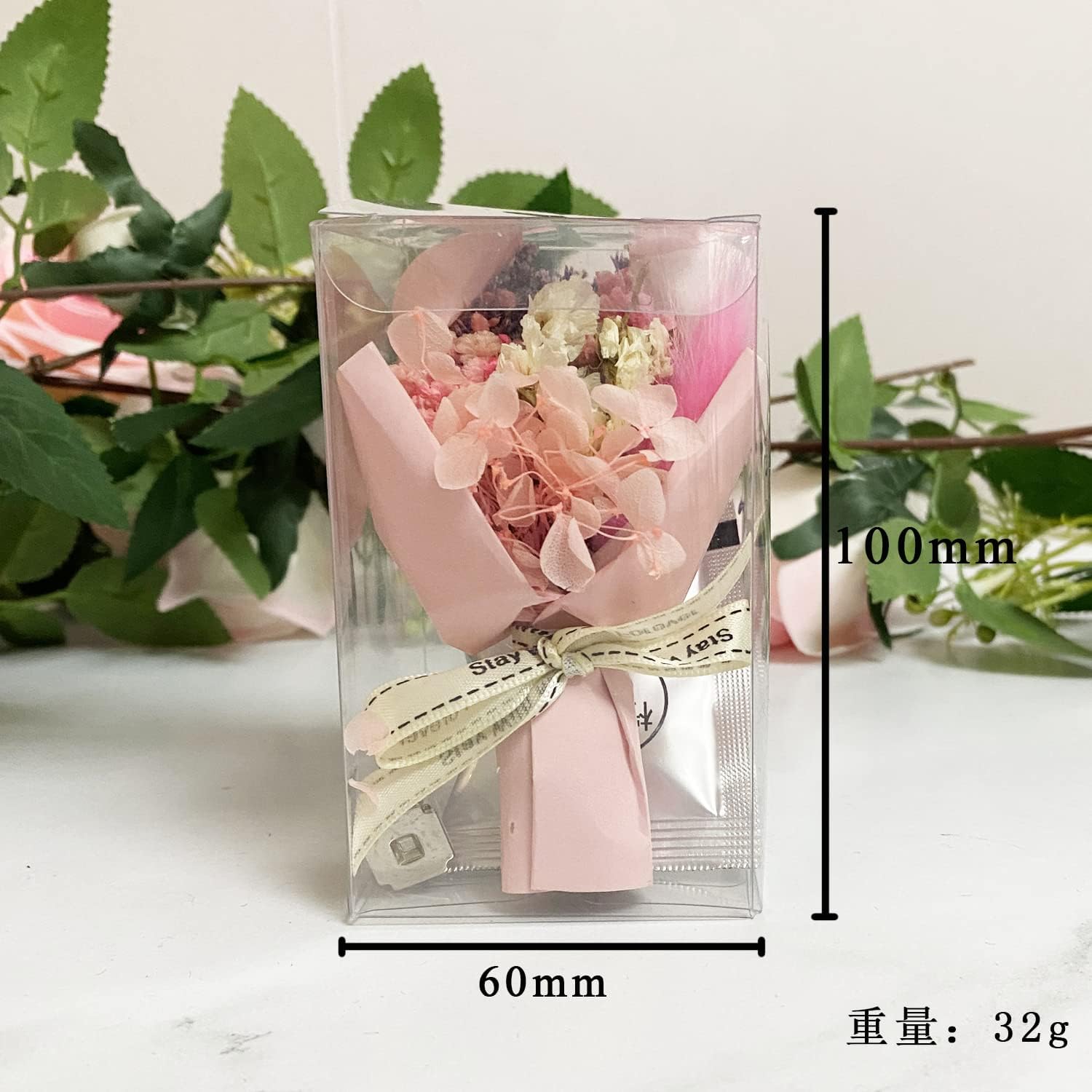 Cute Dried Flower Air Vent Clip for Car Decor