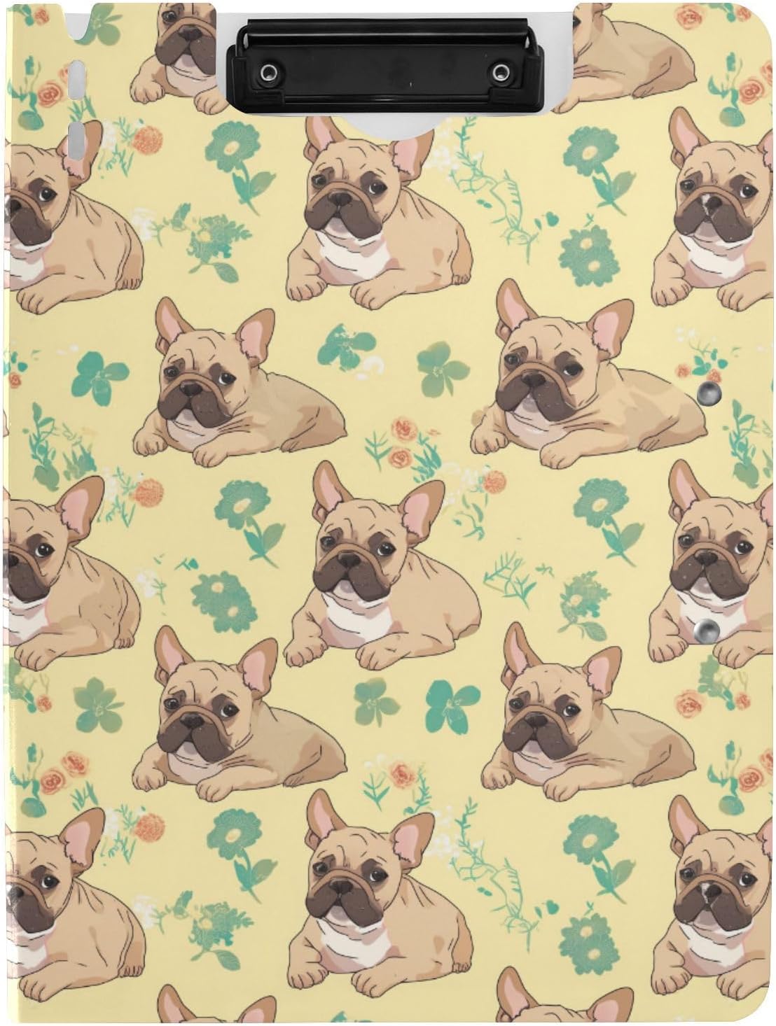 Cute Brown French Bulldog A4 Clipboard Folder