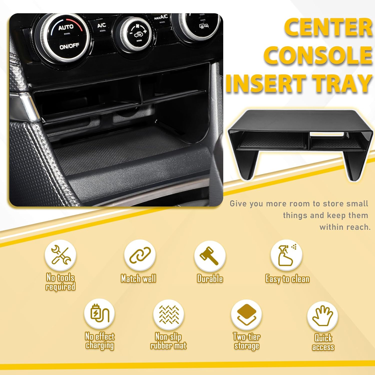 X-TKER Center Console Organizer for Subaru Forester 2019-2024