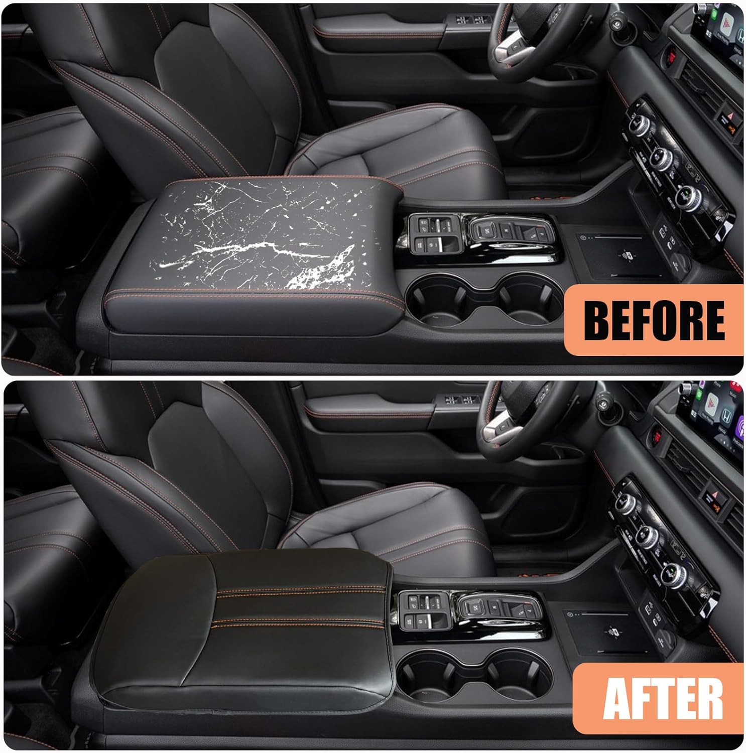 ANMOSVO Center Console Cover for Honda Pilot 2023-2025