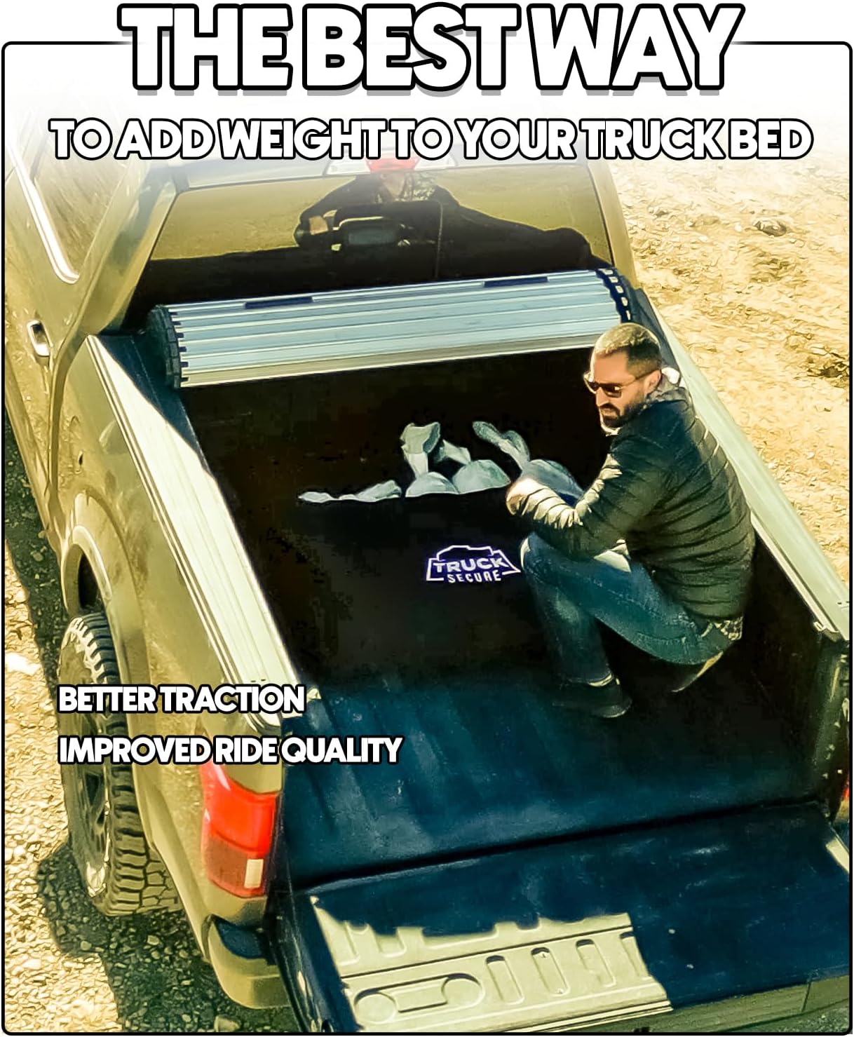 Truck Secure Traction Weight Organizer for Pickup Beds