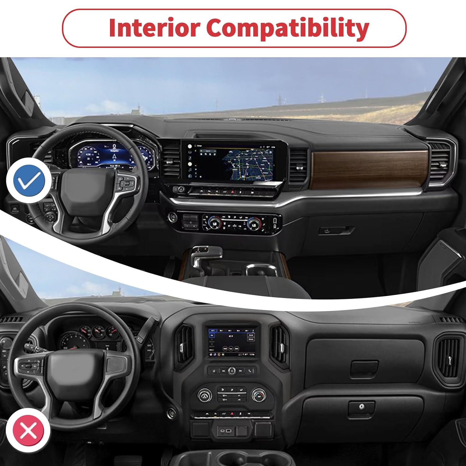 Linskip Purple Shift Knob Trim Kit for 2022-2025 Silverado