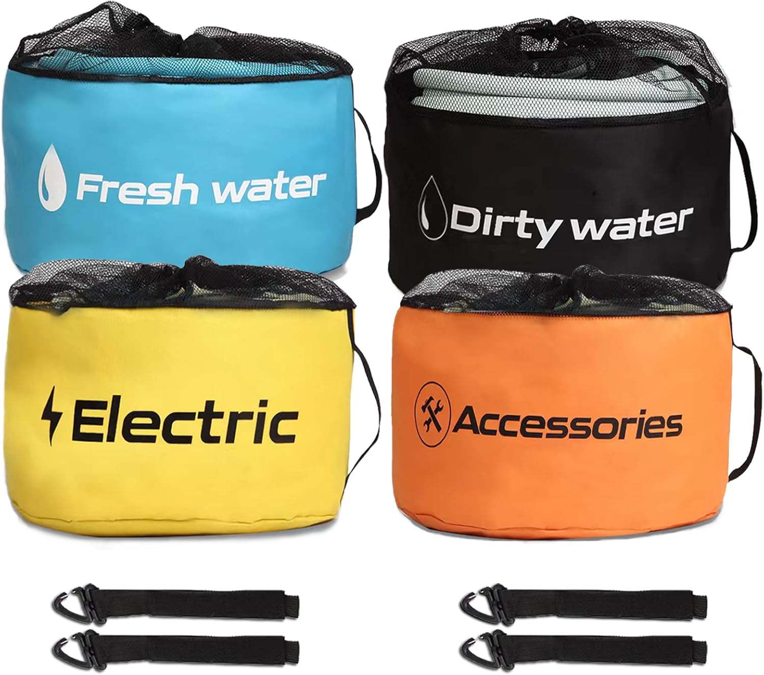 Gociean 4 Pack RV Hose Storage Bag with Straps