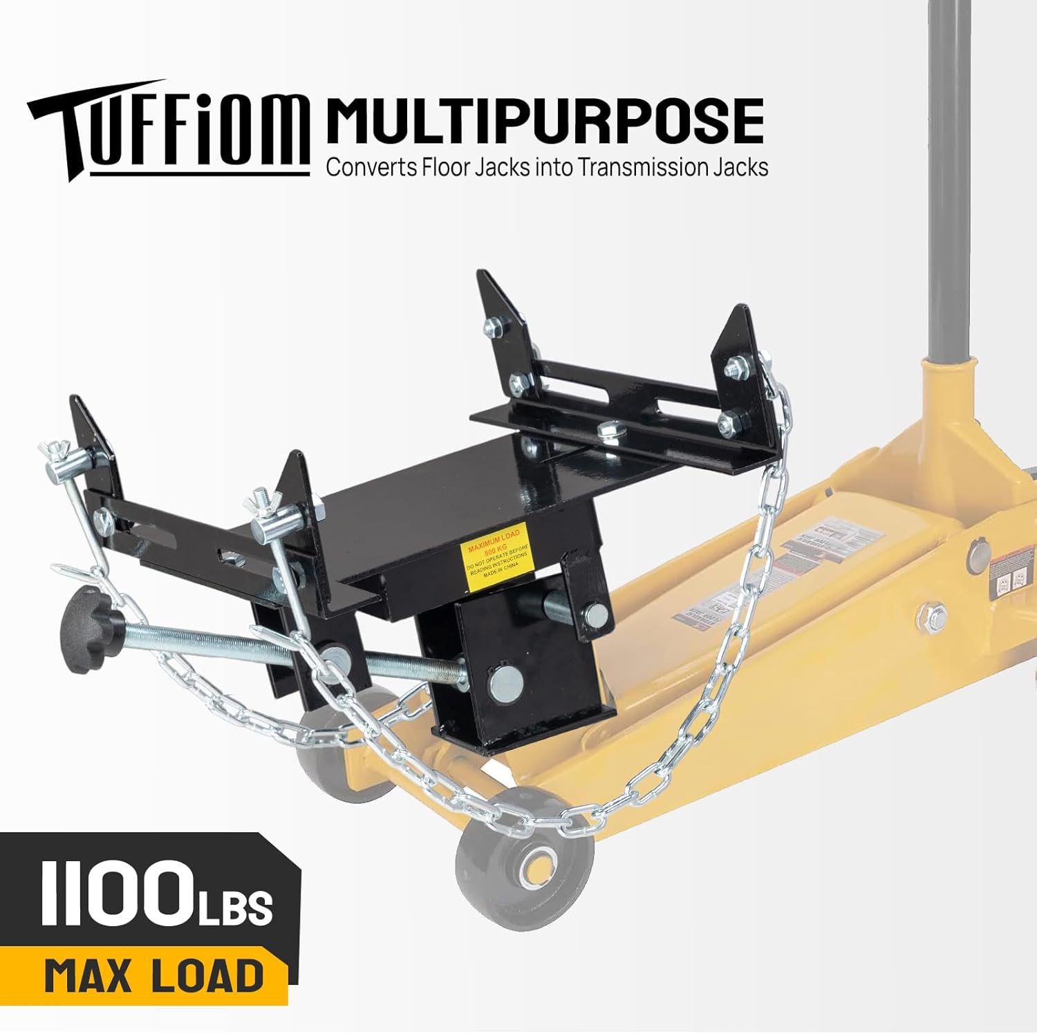 TUFFIOM Floor Jack Transmission Adapter 1100 Lbs