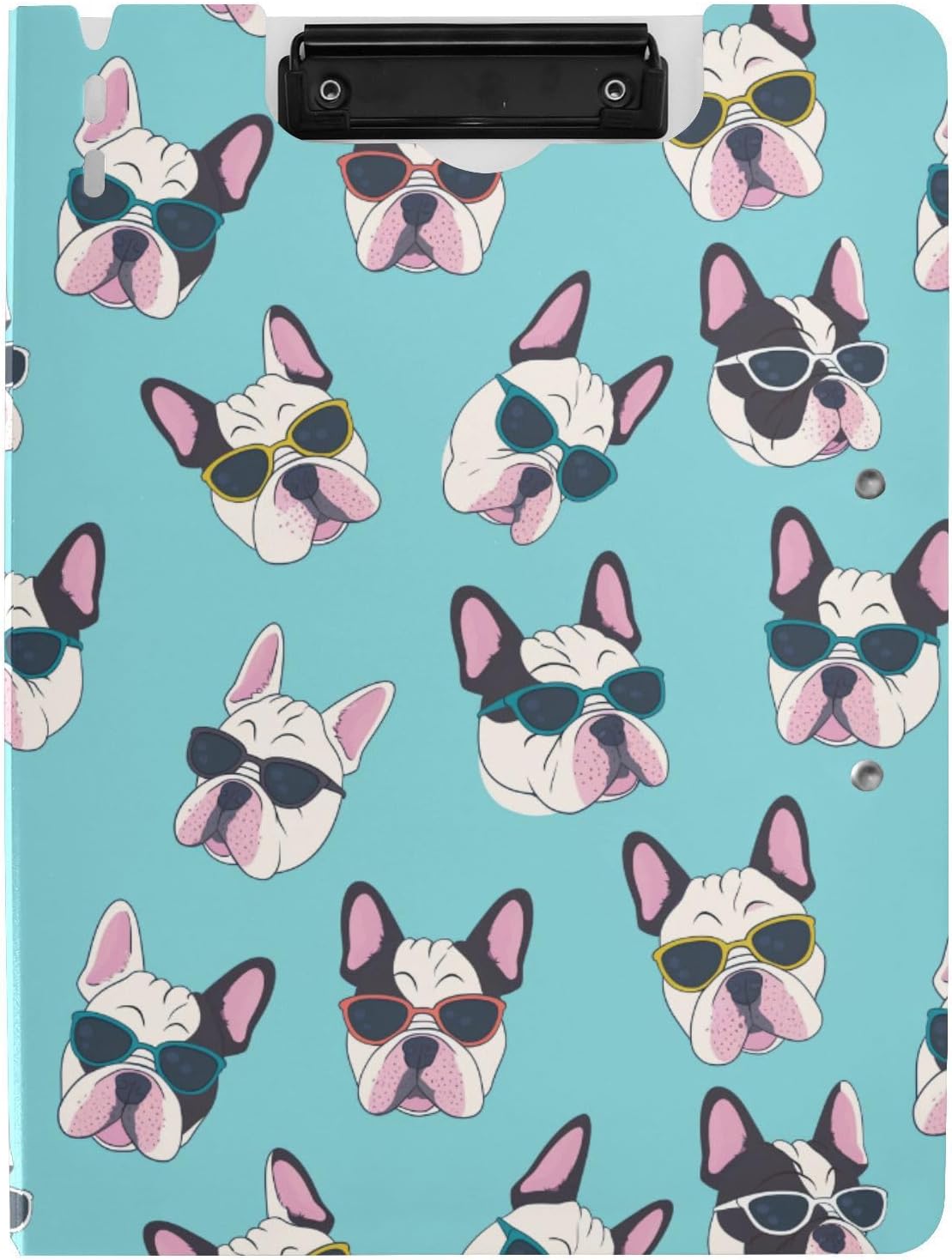 French Bulldog A4 Clipboard Folder with 360 Fold Design