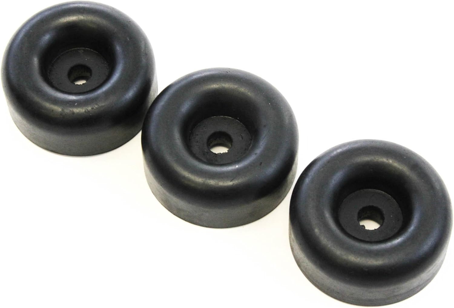 Red Hound Auto 3 Round Rubber Bumpers for Trailer Ramp Door