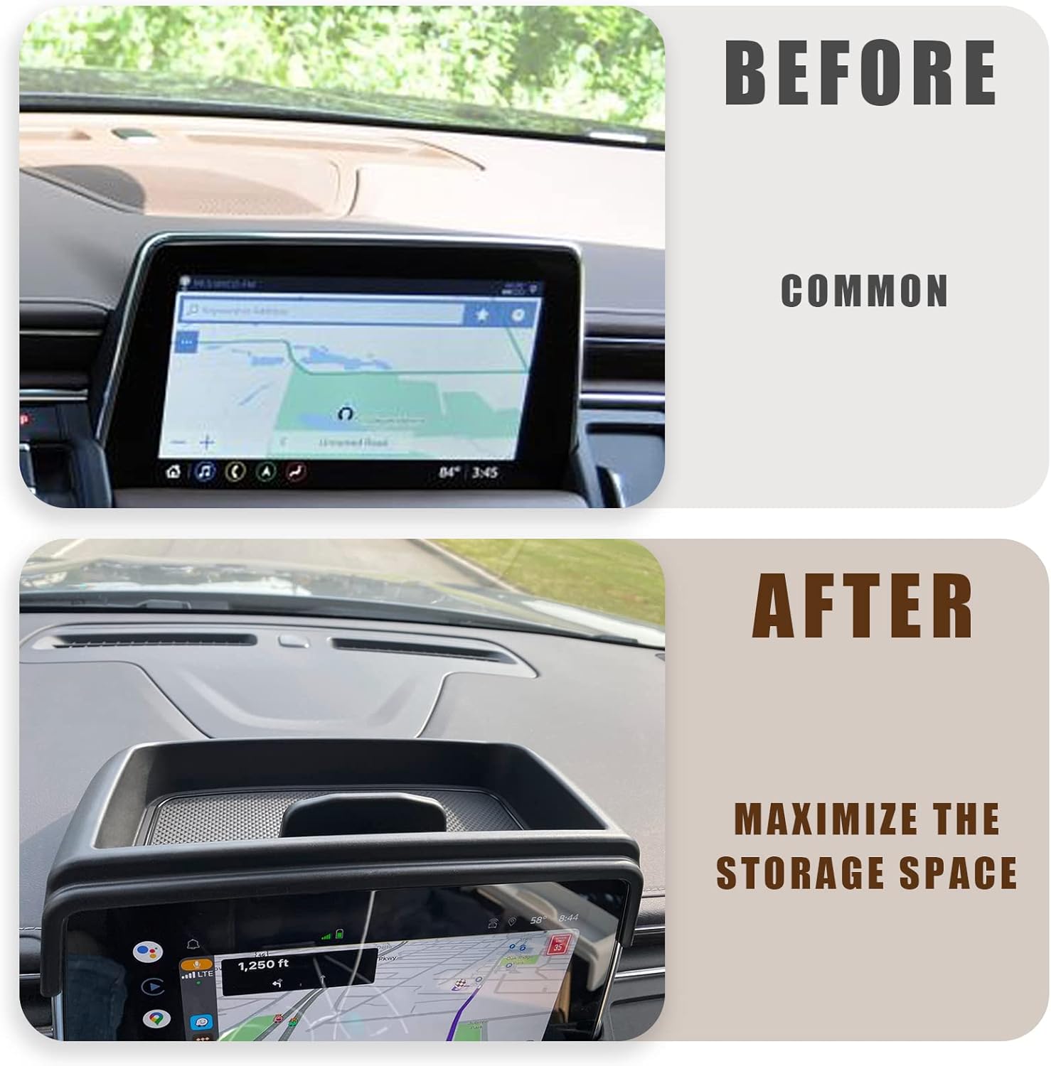 Muslogy Dash Console Storage Tray for GMC Yukon 2021-2024