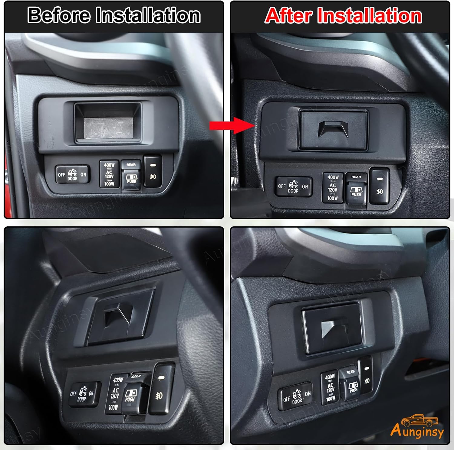 Aunginsy Car Center Console Storage Box for Toyota Tacoma 2016-2023