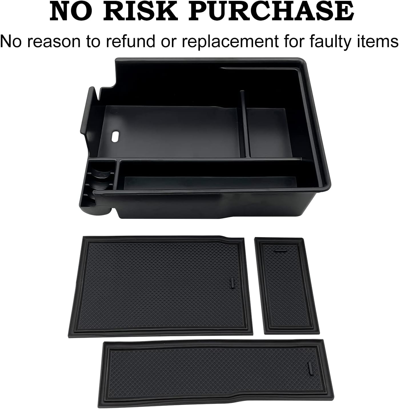 EVTIME Center Console Organizer for Hyundai Palisade 2020 2021 2022 Black