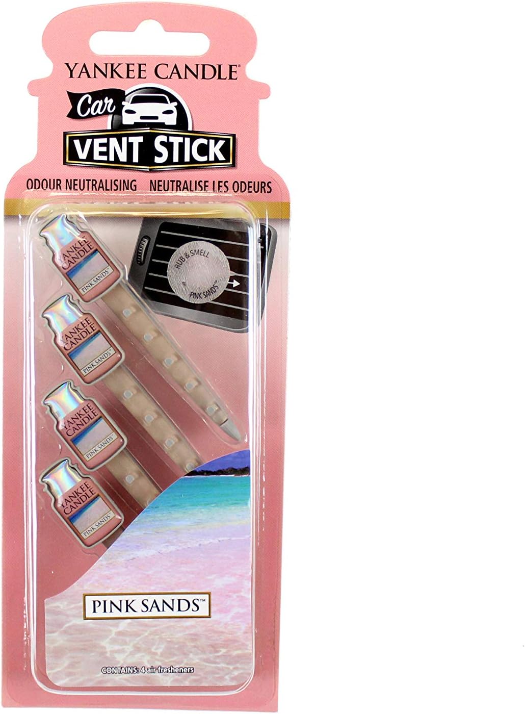 Yankee Candle Car Vent Stick Pink Sands