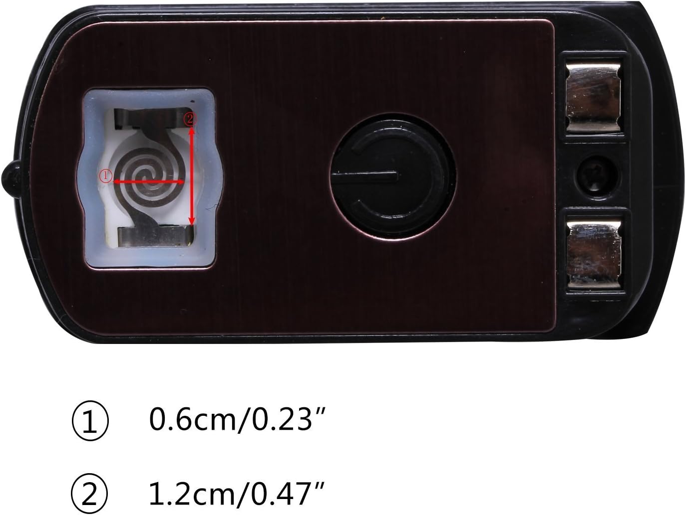 Car Ashtray with Lighter and Lid - Blue LED Indicator