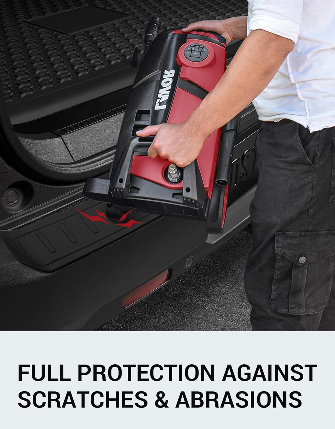 Ecarzo Rear Bumper Protector for 2021-2025 Bronco Sport