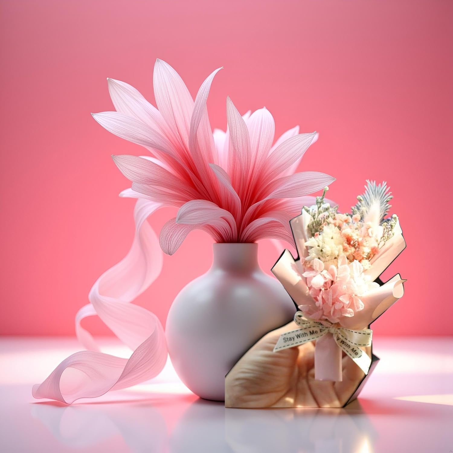 Mini Dried Flowers Car Air Vent Decor
