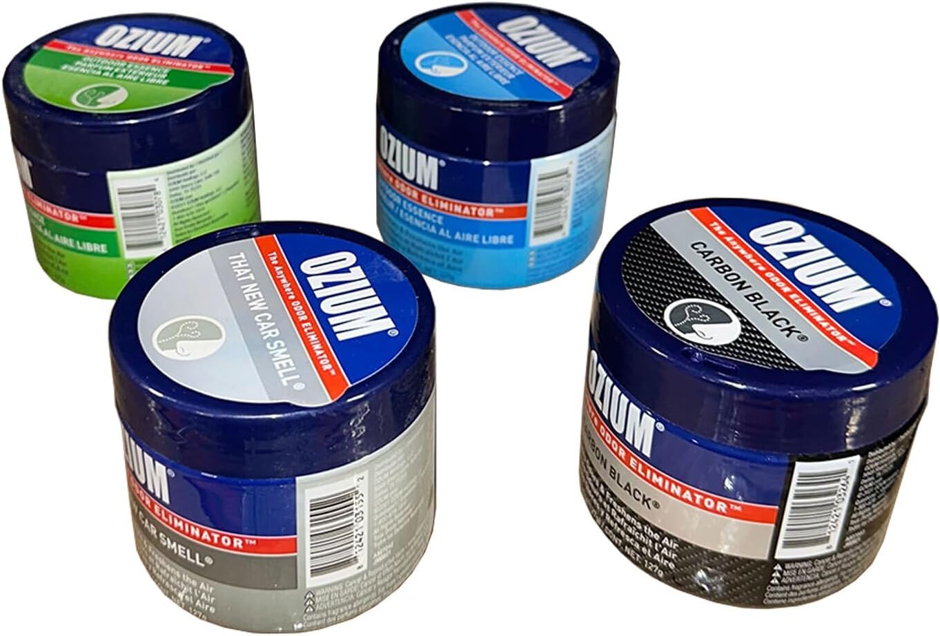 Ozium 45 Oz Odor Eliminating Gel 4 Pack Variety
