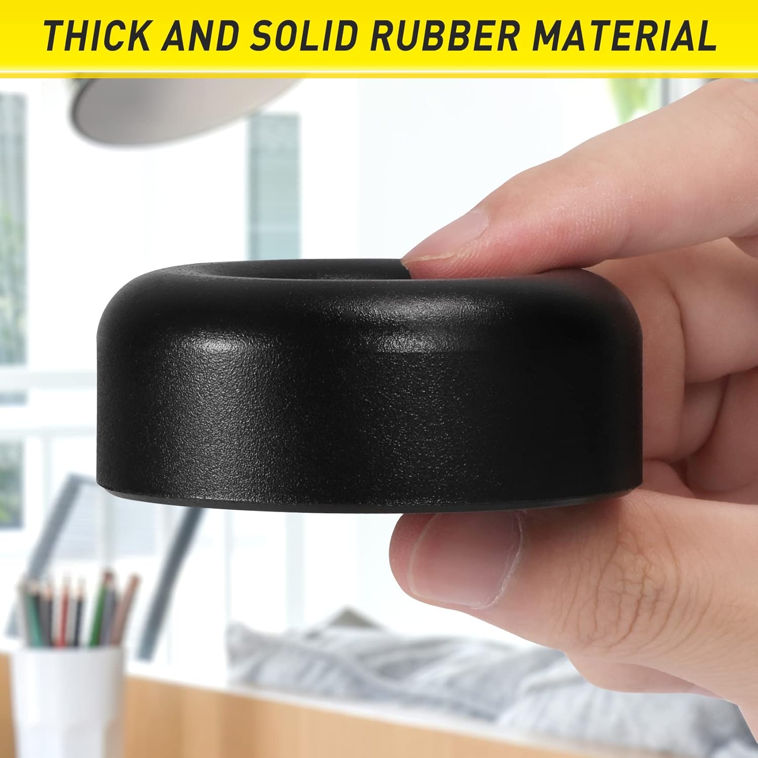 Trailer Ramp Door Rubber Bumpers 4 Pcs Black