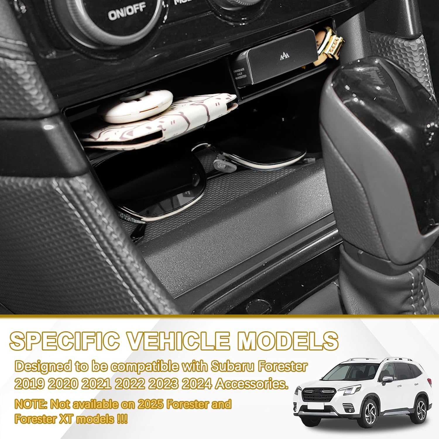 X-TKER Center Console Organizer for Subaru Forester 2019-2024
