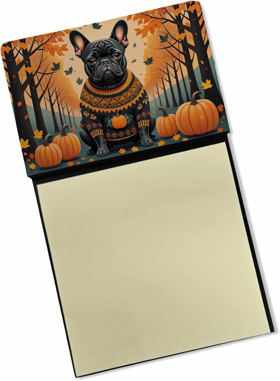 Carolines Treasures Black French Bulldog Sticky Note Holder