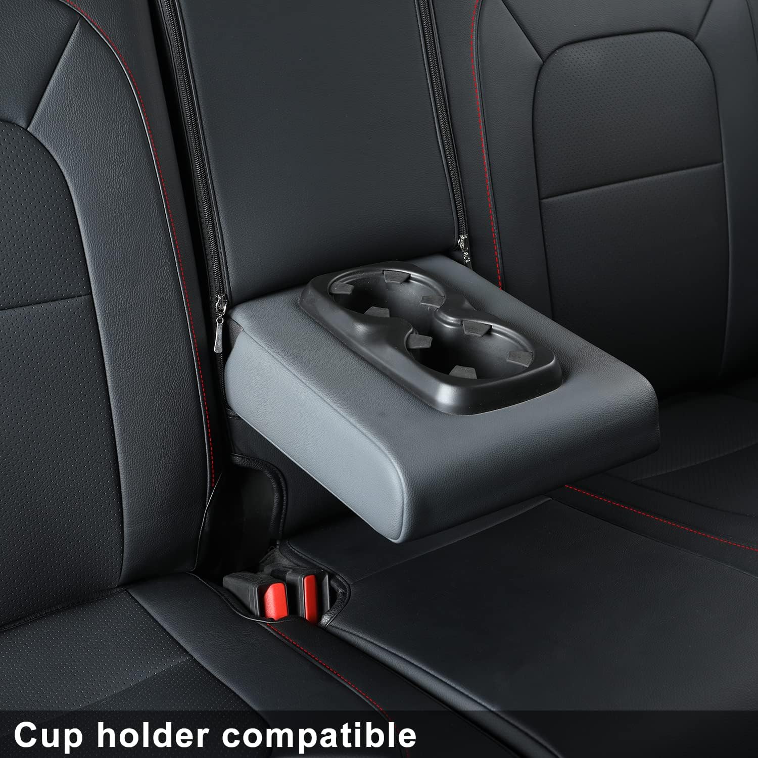 LUCKYMAN CLUB Chevy Colorado Seat Covers Black Red