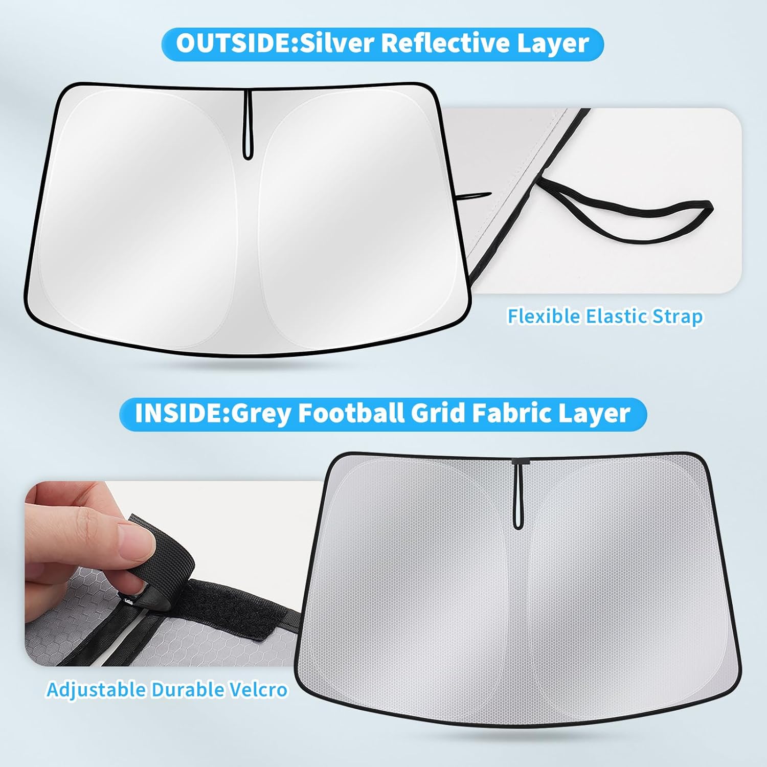 GMC Yukon Windshield Sunshade with Nano Material