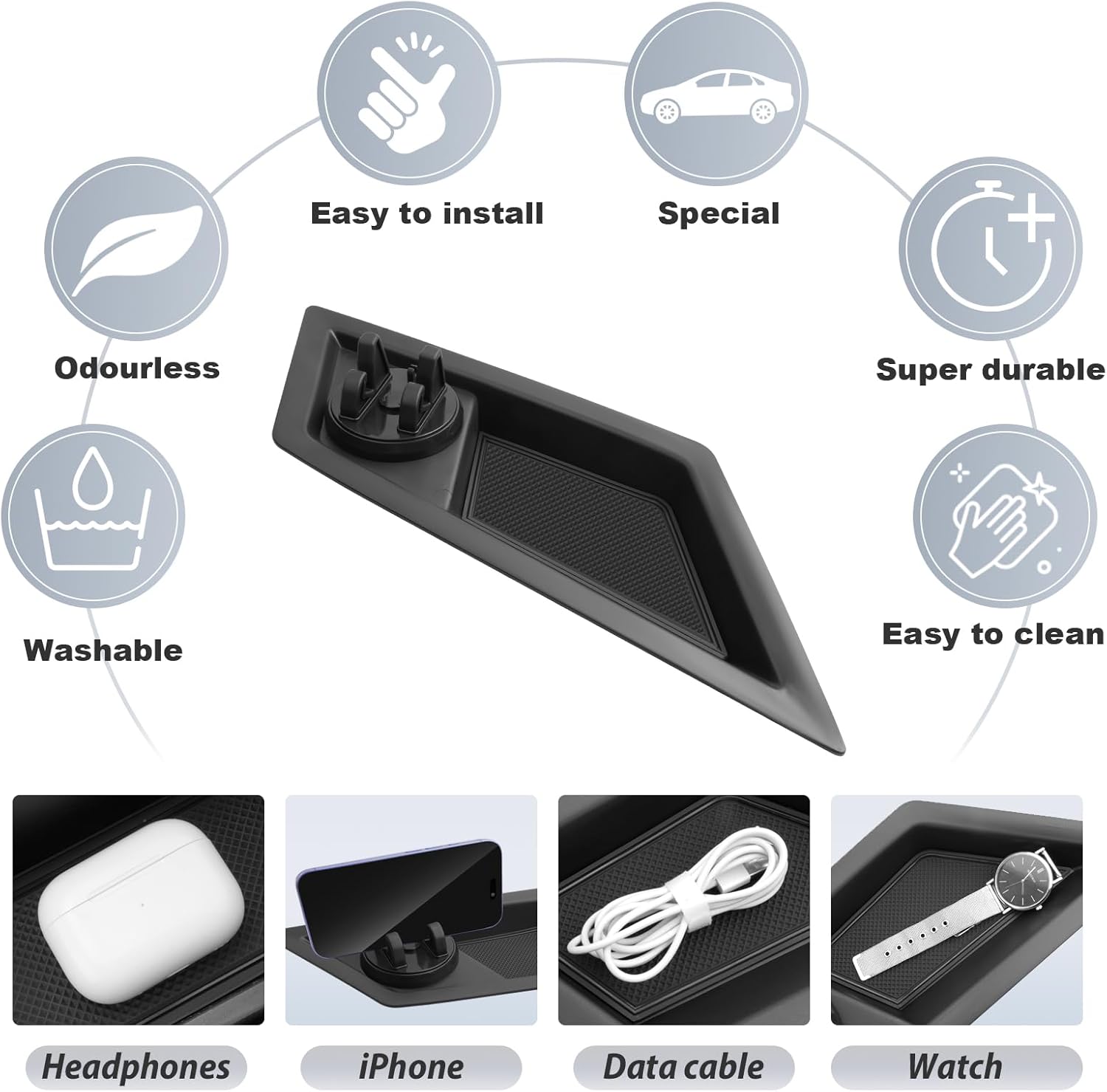 SKTU 2023 2024 VW Tiguan Dashboard Organizer