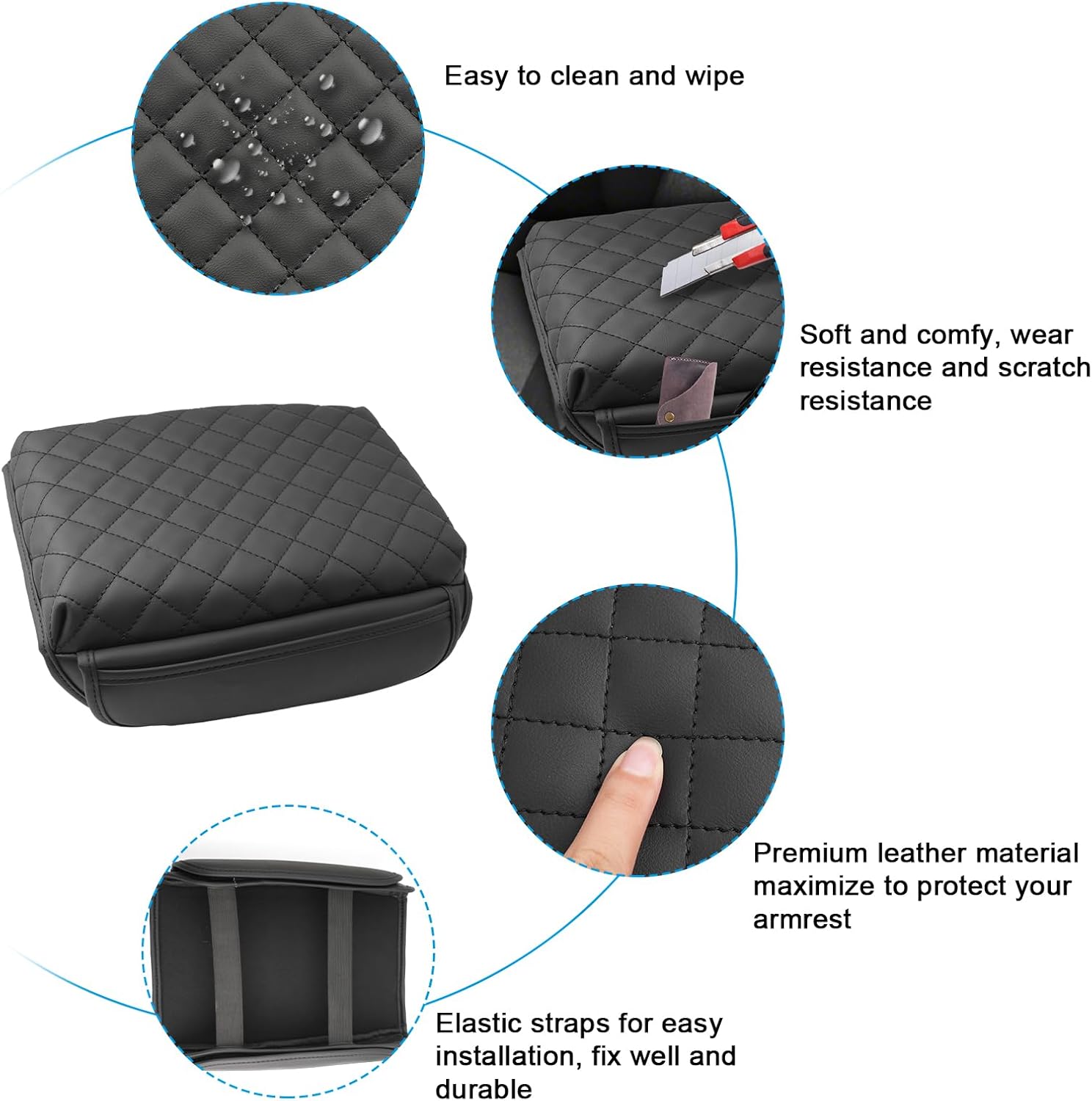 2023 2024 Chevy Colorado Armrest Cover with Pockets