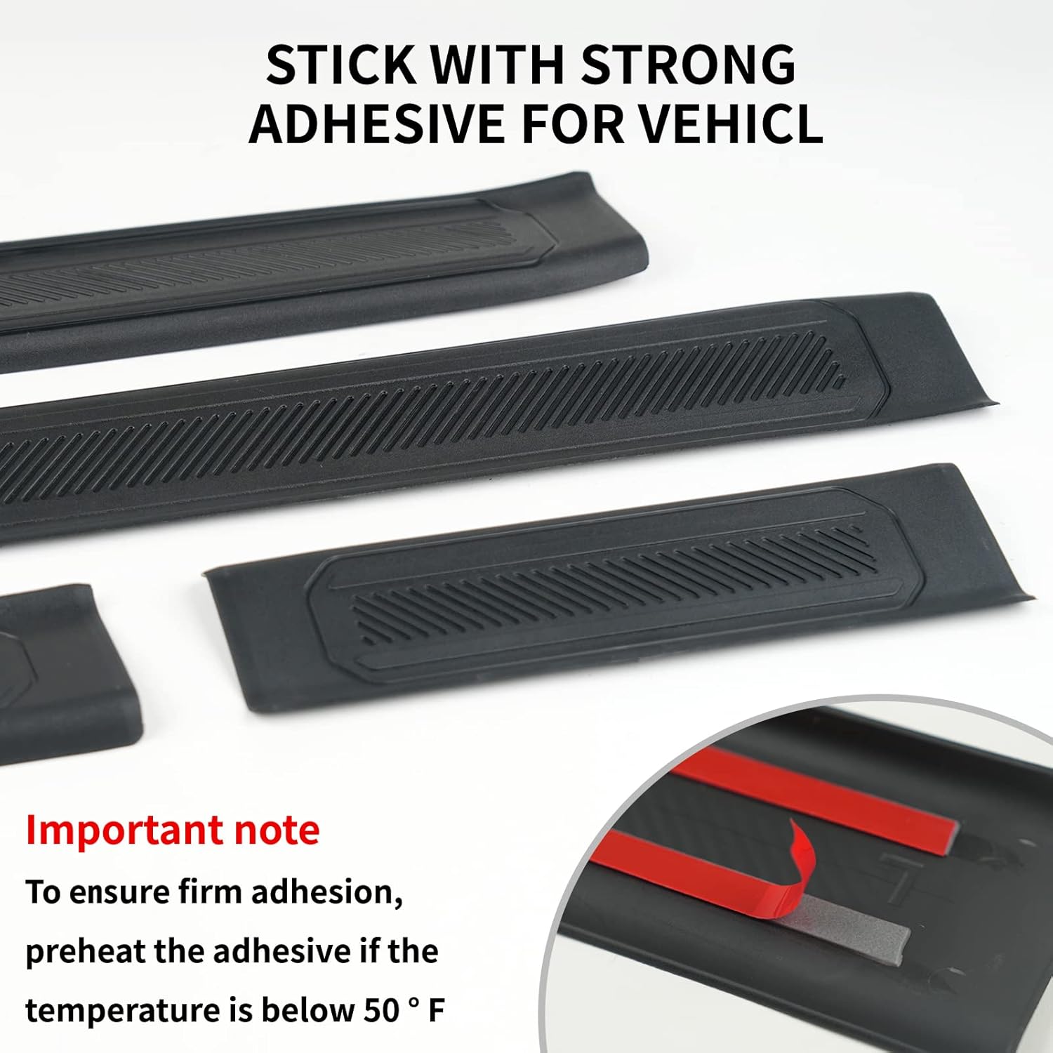 LitMiRaCle Door Sill Guard 4 PCS Ford Bronco 2023 Set