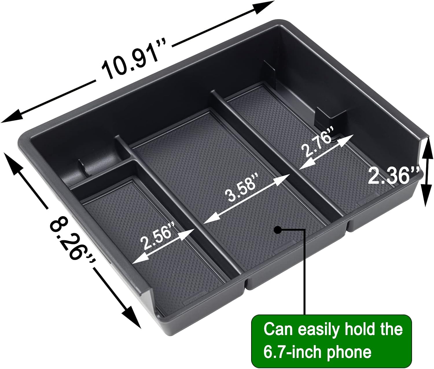 JKCOVER Center Console Organizer for Chevy Silverado GMC Sierra 2014-2018