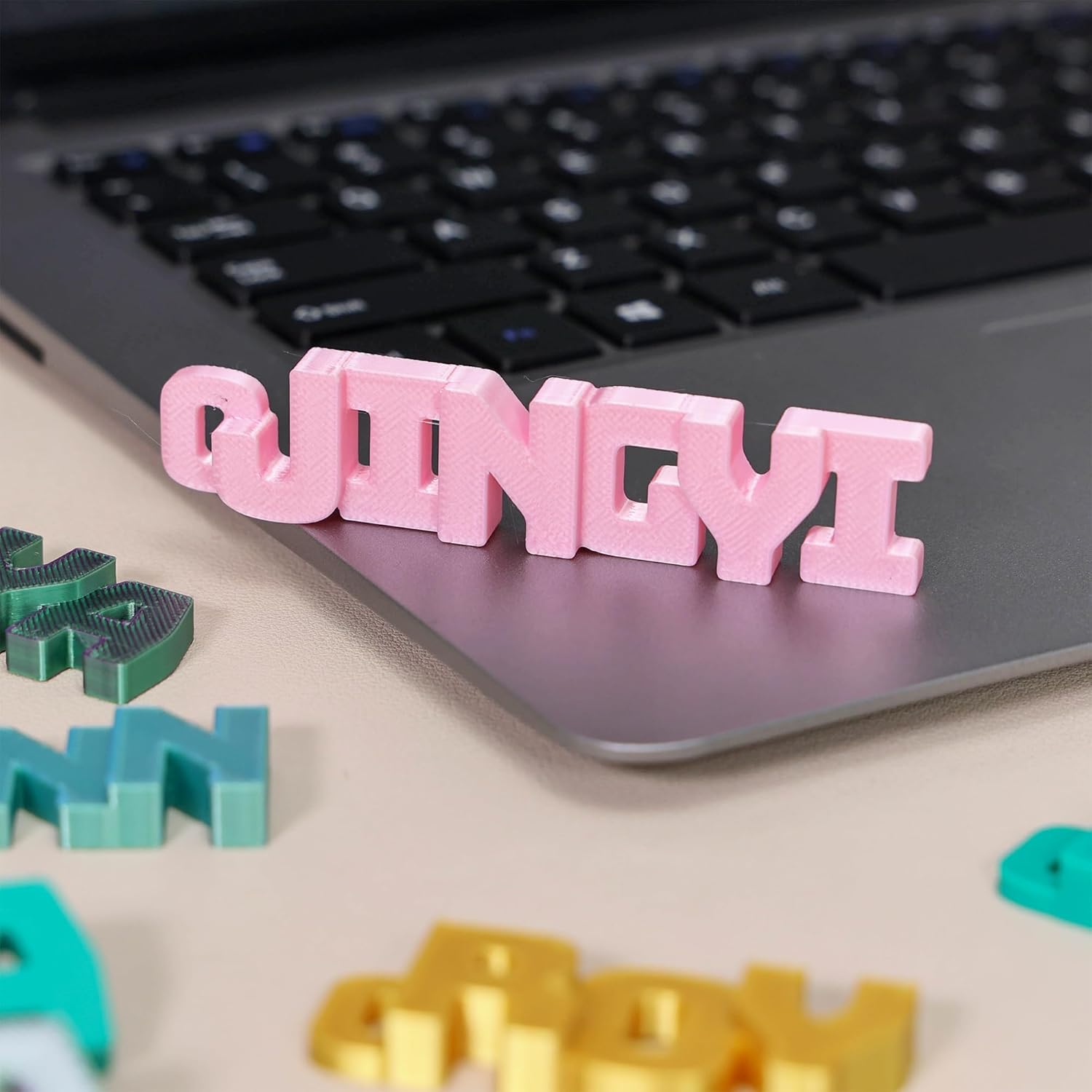 Wilomis Custom Name Keychain in Hard Plastic